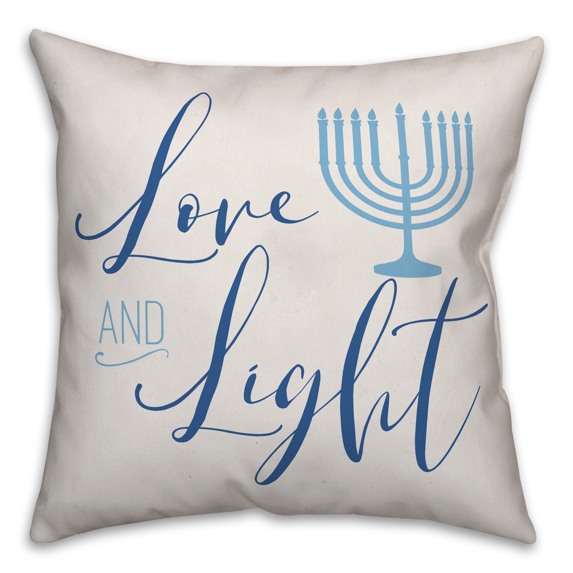 Love and Light 18x18 Spun Poly Pillow
