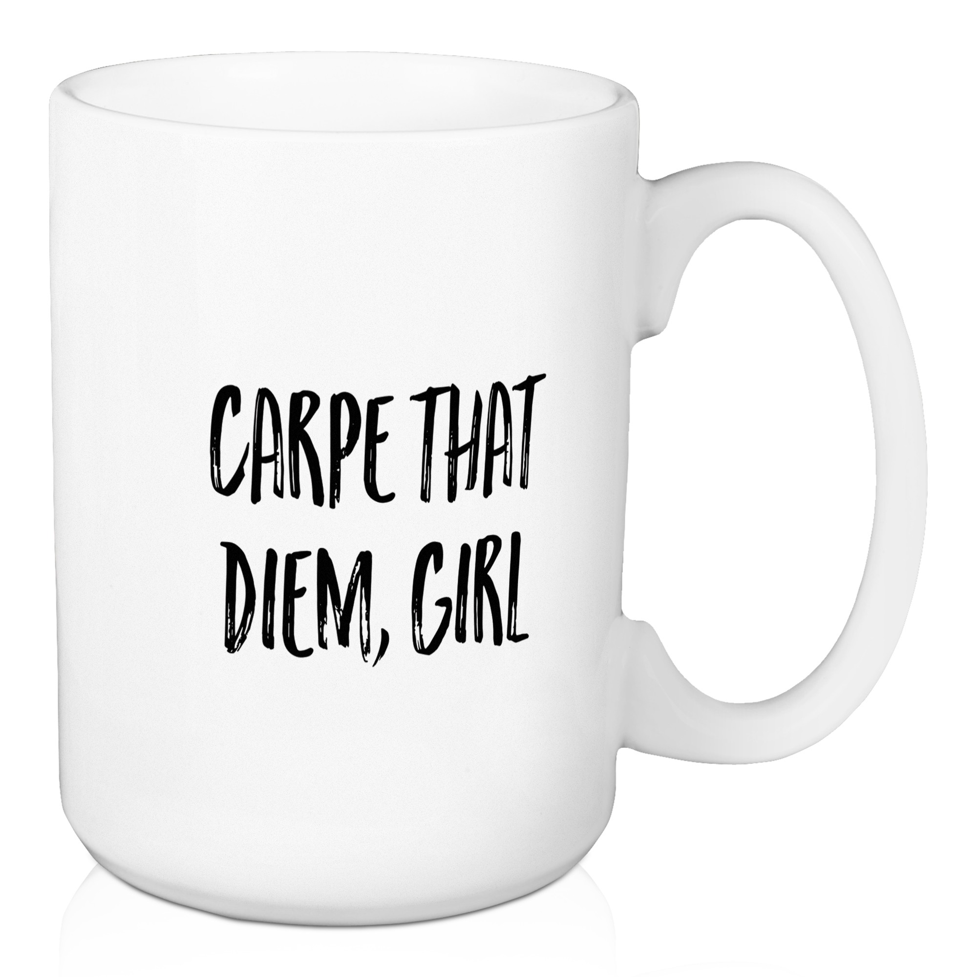 Carpe That Diem, Girl 15 oz Mug