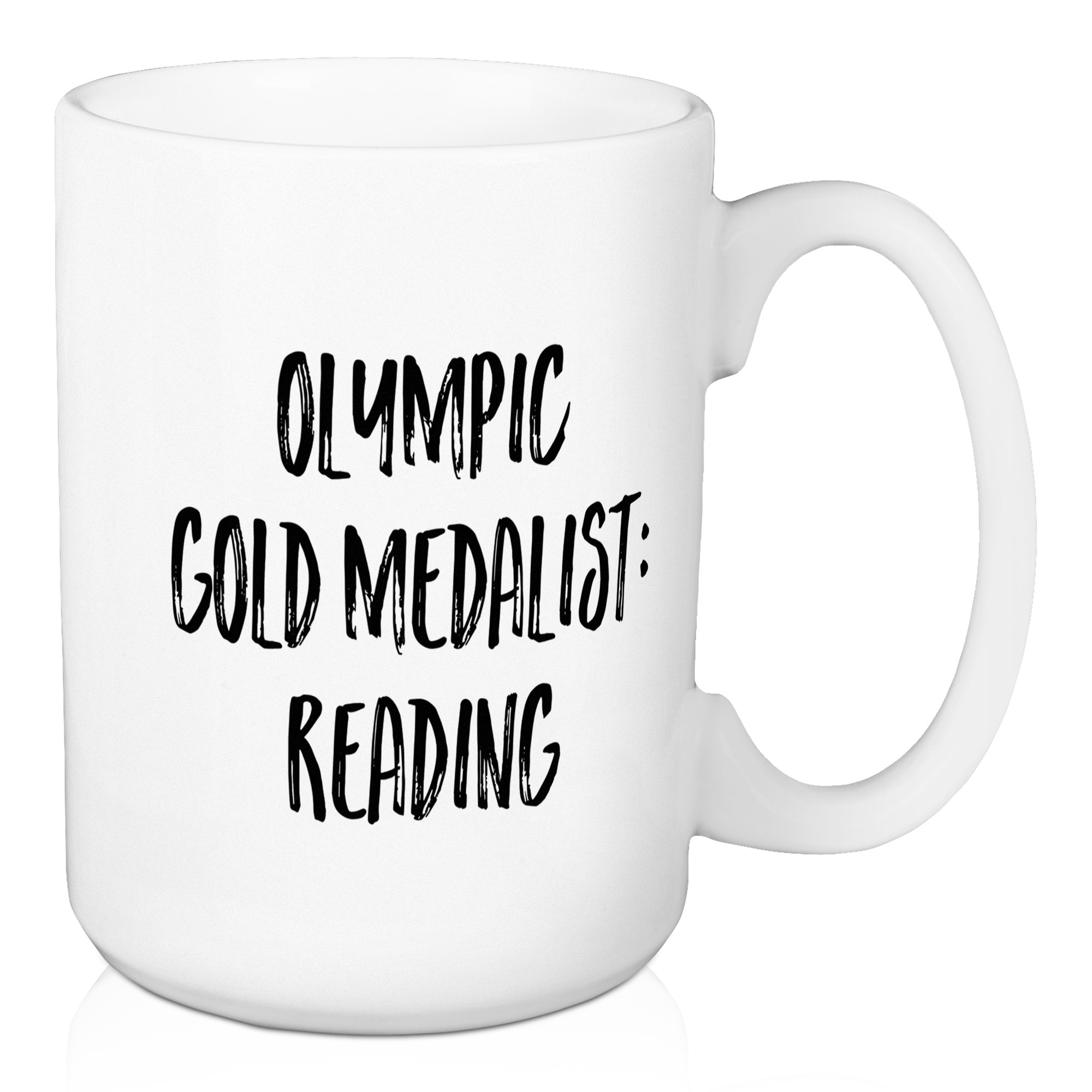 Olympic Gold Medalist: Reading 15 oz Mug