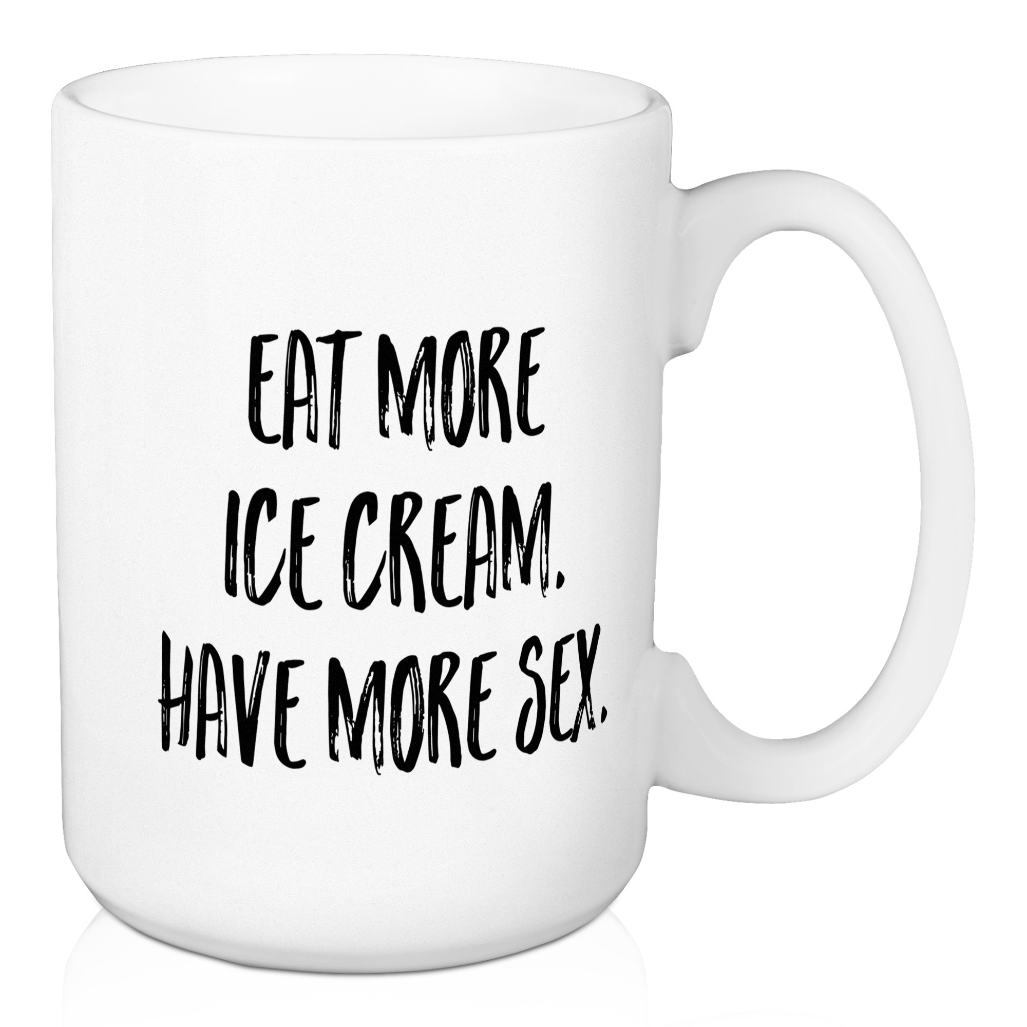 Eat More Ice Cream 15 oz Mug