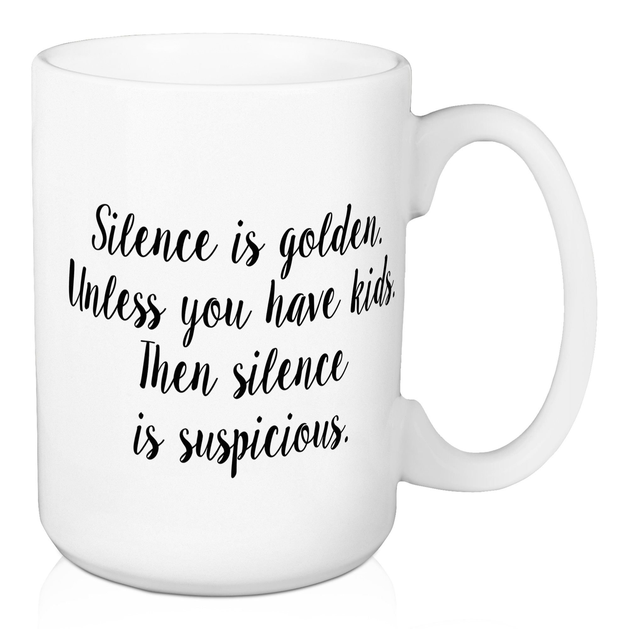 Silence Is Golden 15 oz Mug