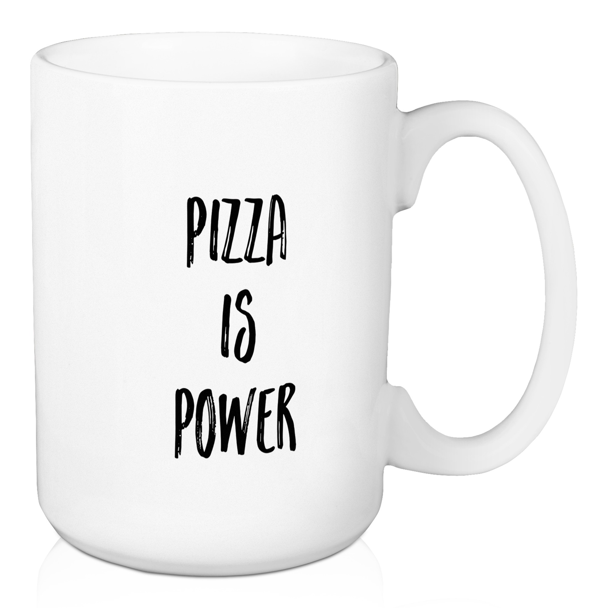 Pizza Is Power 15 oz Mug
