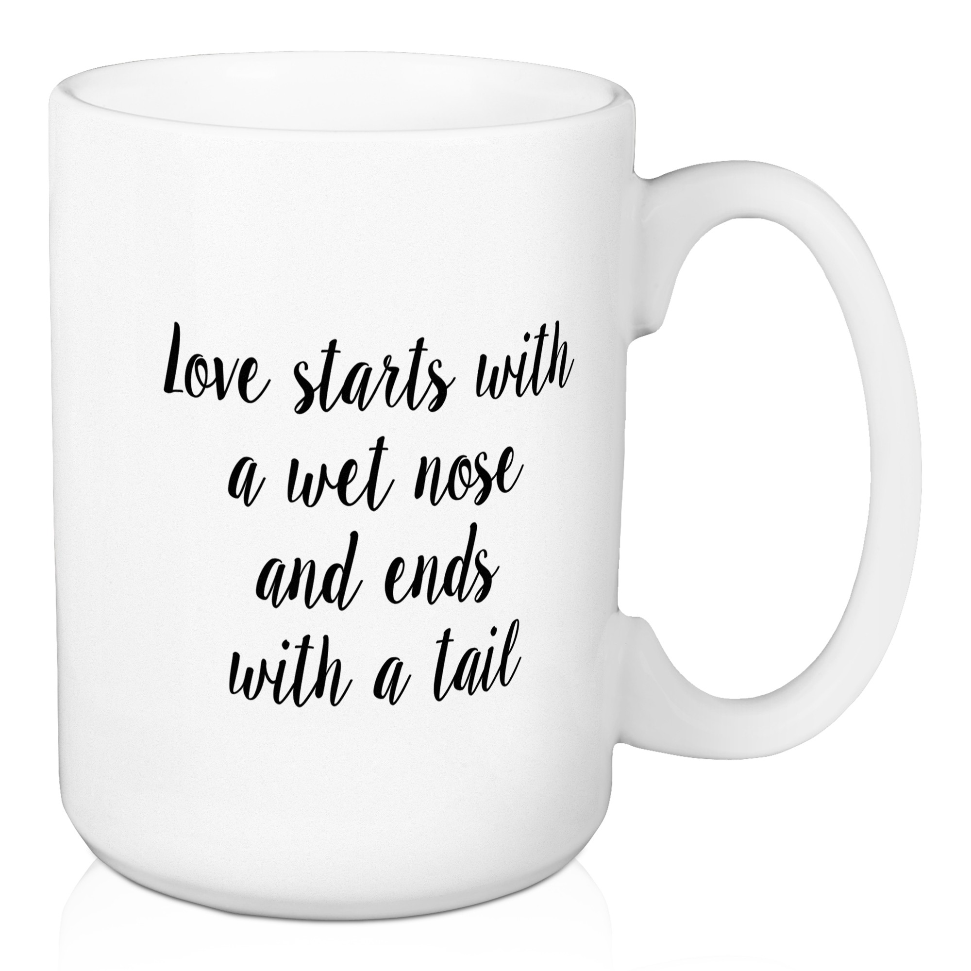 Love Starts With 15 oz Mug