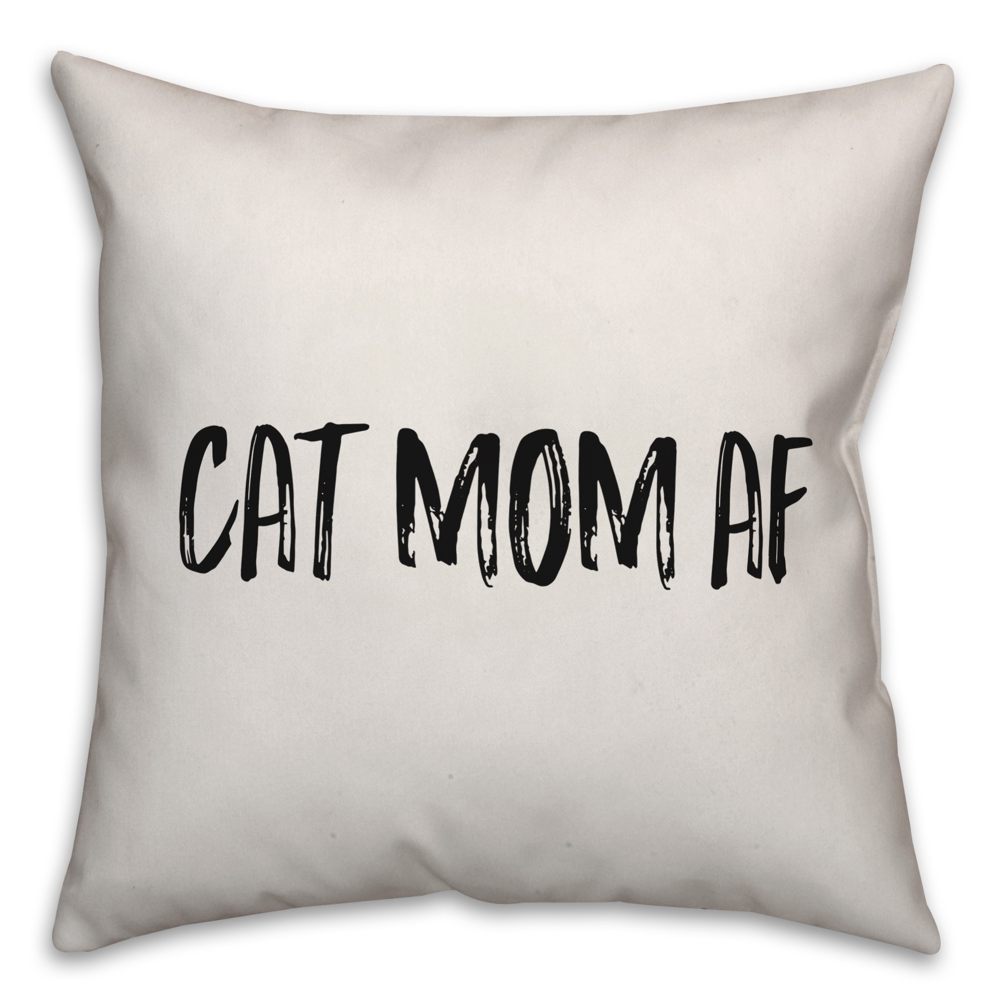 Cat Mom AF Pillow