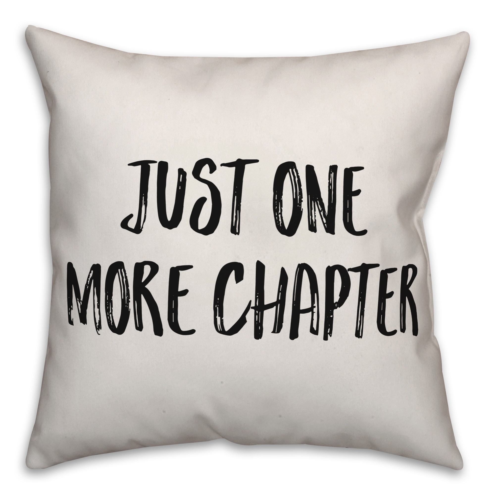 Just One More Chapter Pillow Cover