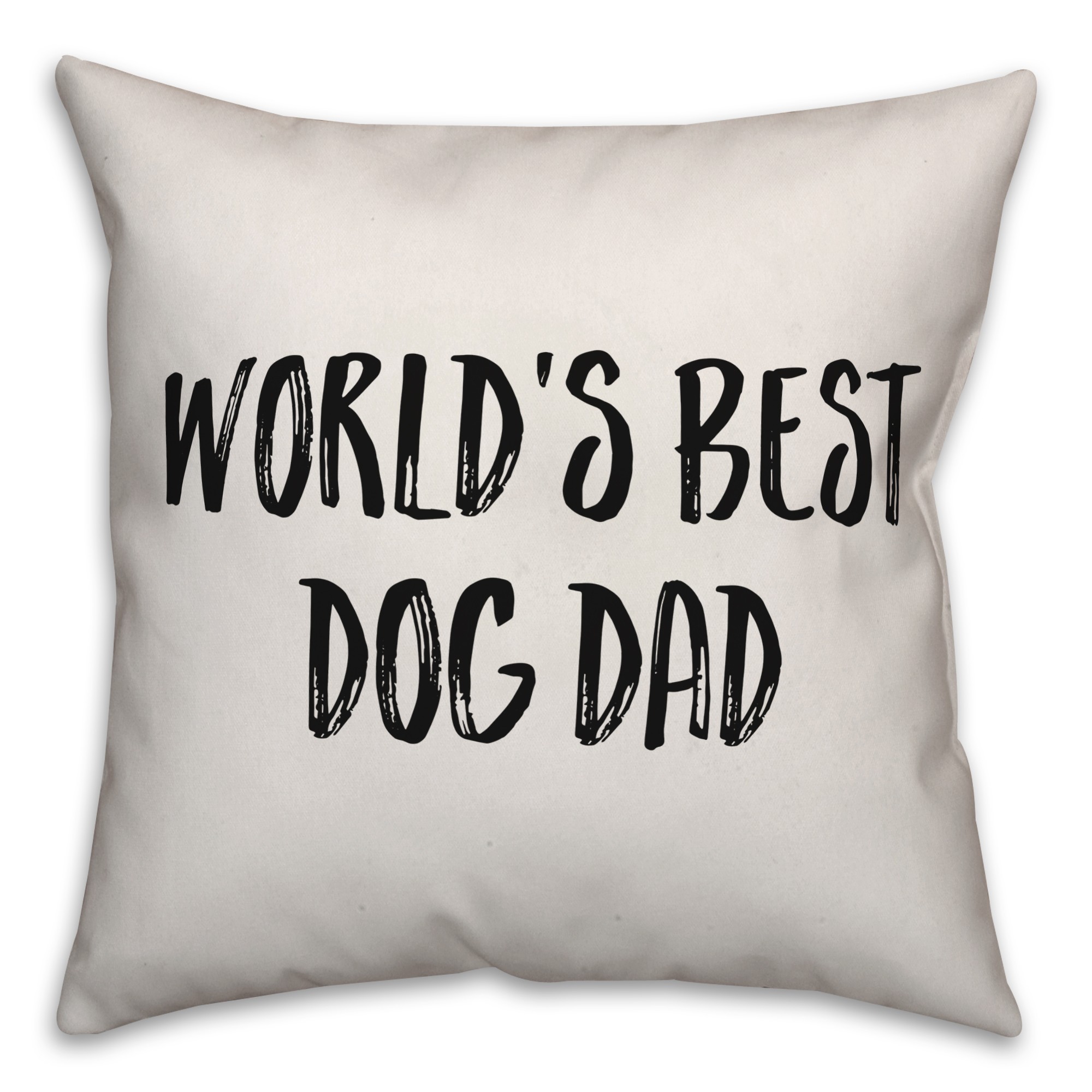 World's Best Dog Dad Pillow