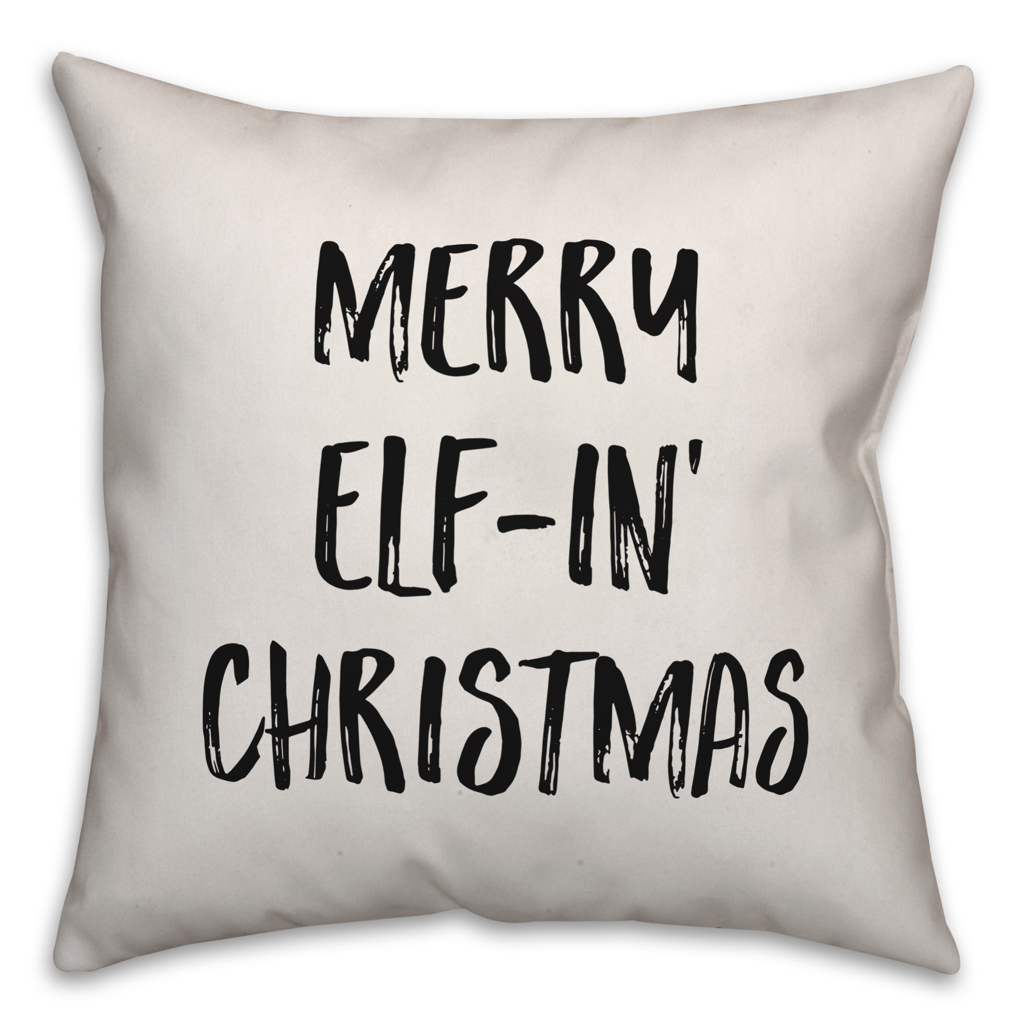 Merry Elf-In Christmas Pillow