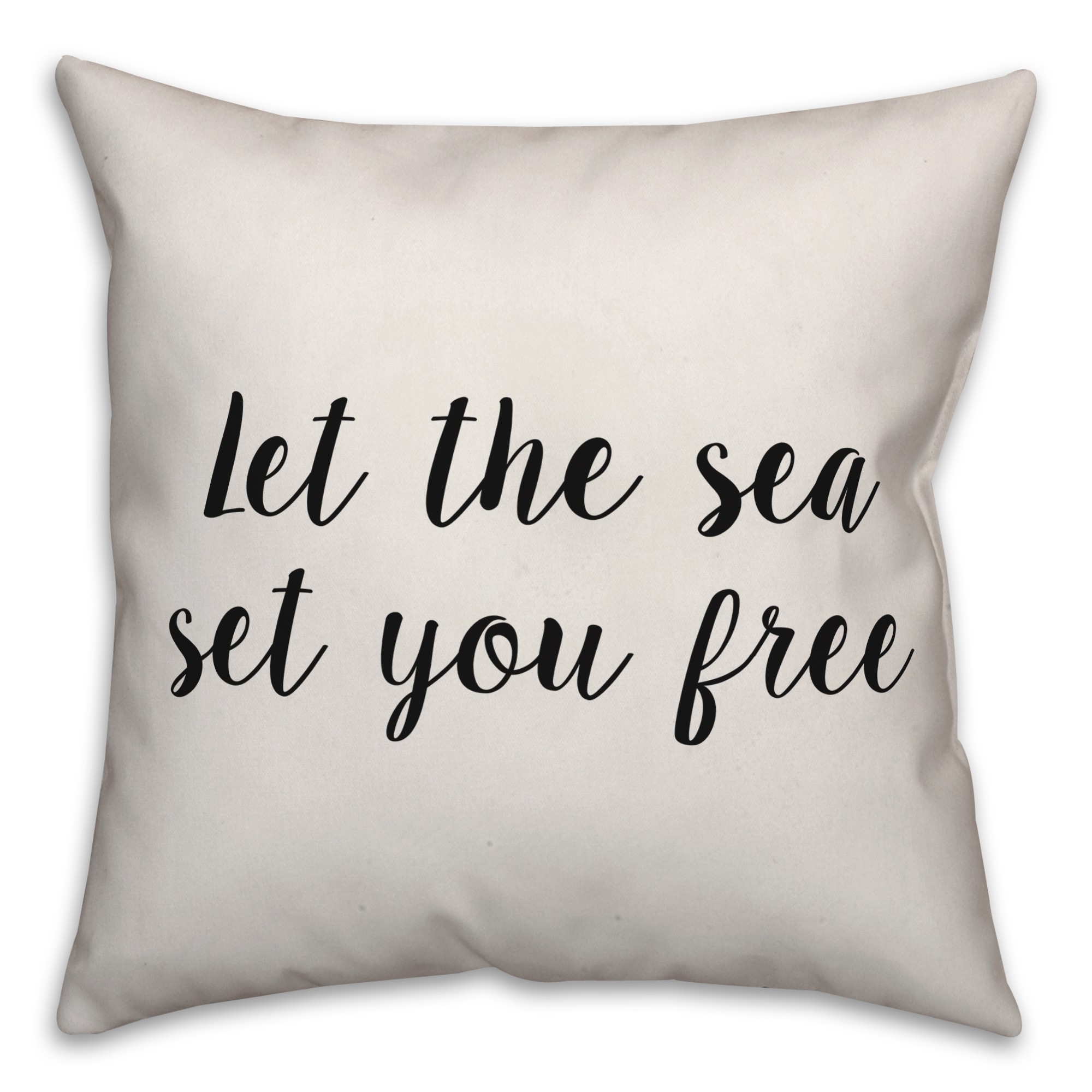 Let The Sea Set You Free Pillow