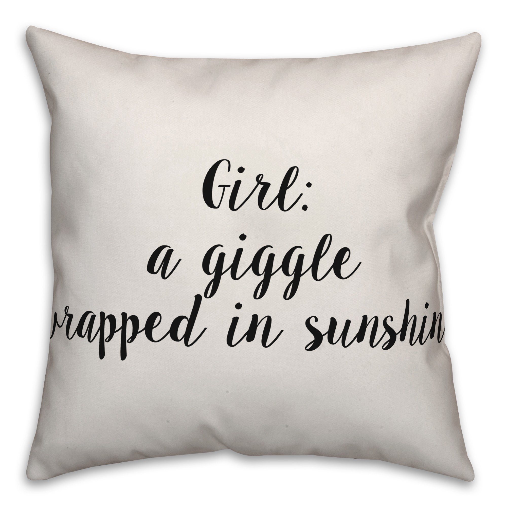Girl Definition Pillow