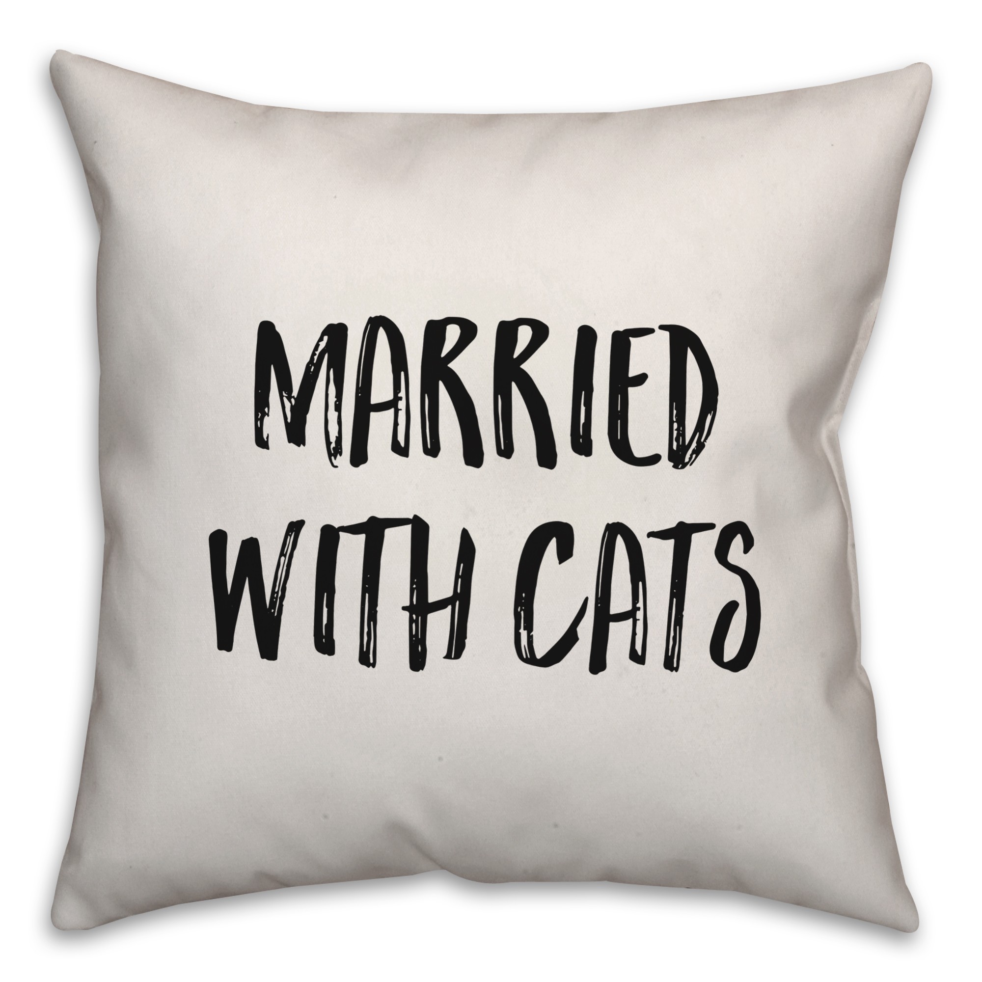 Married With Cats Pillow