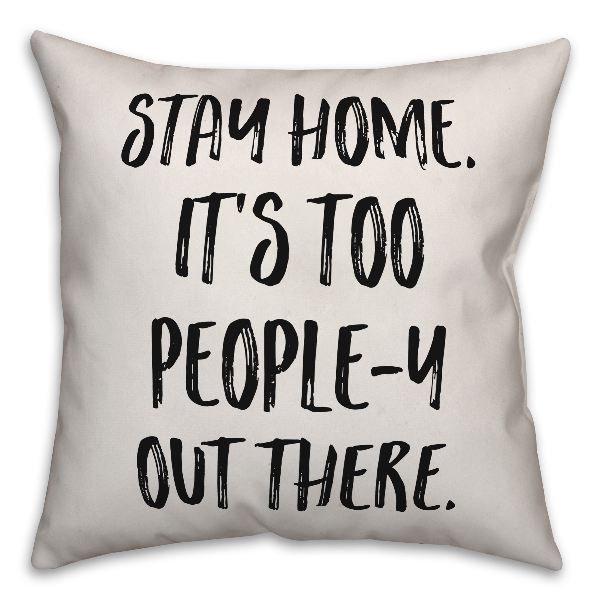 Let’s Stay Home Pillow Cover