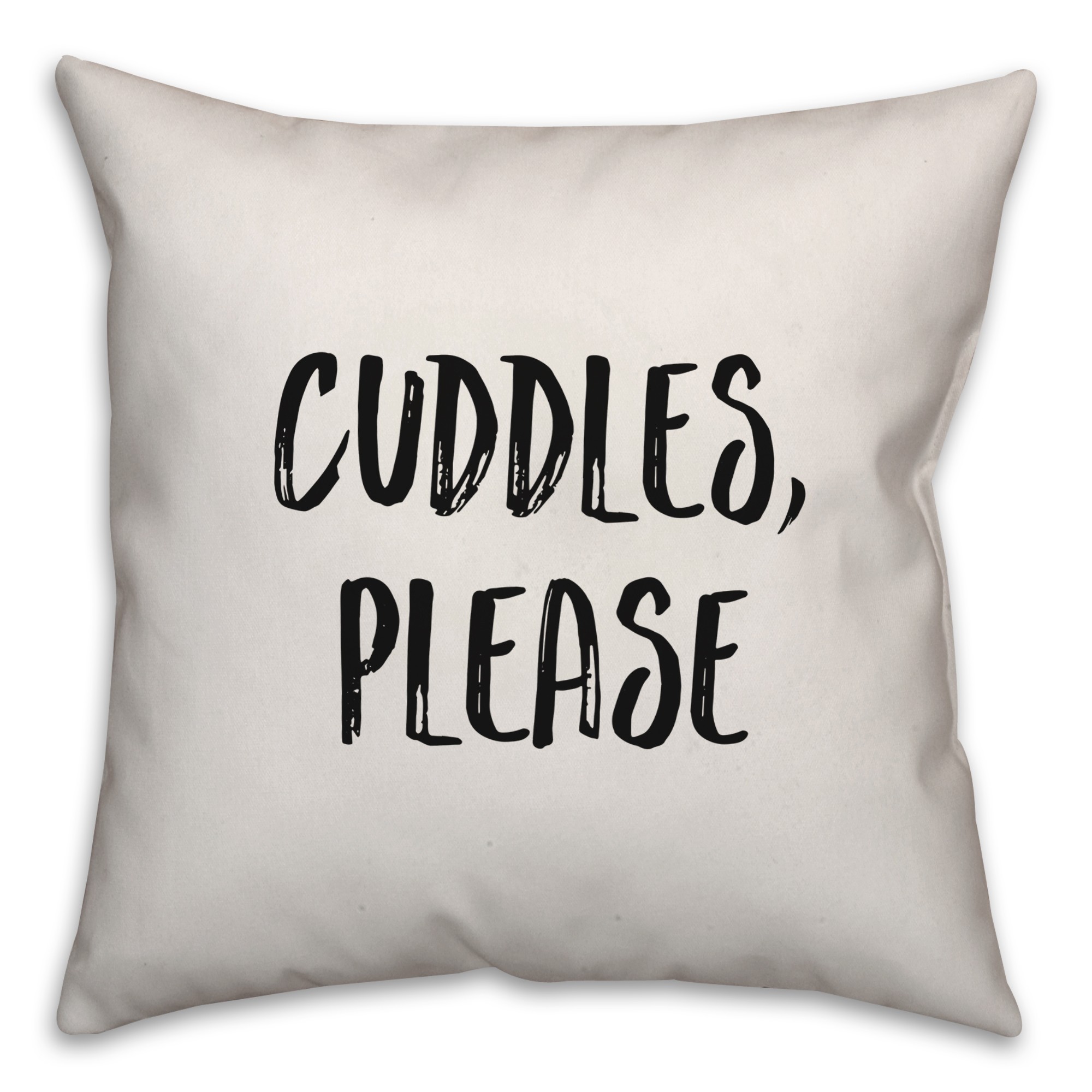 Cuddles, Please Pillow Cover