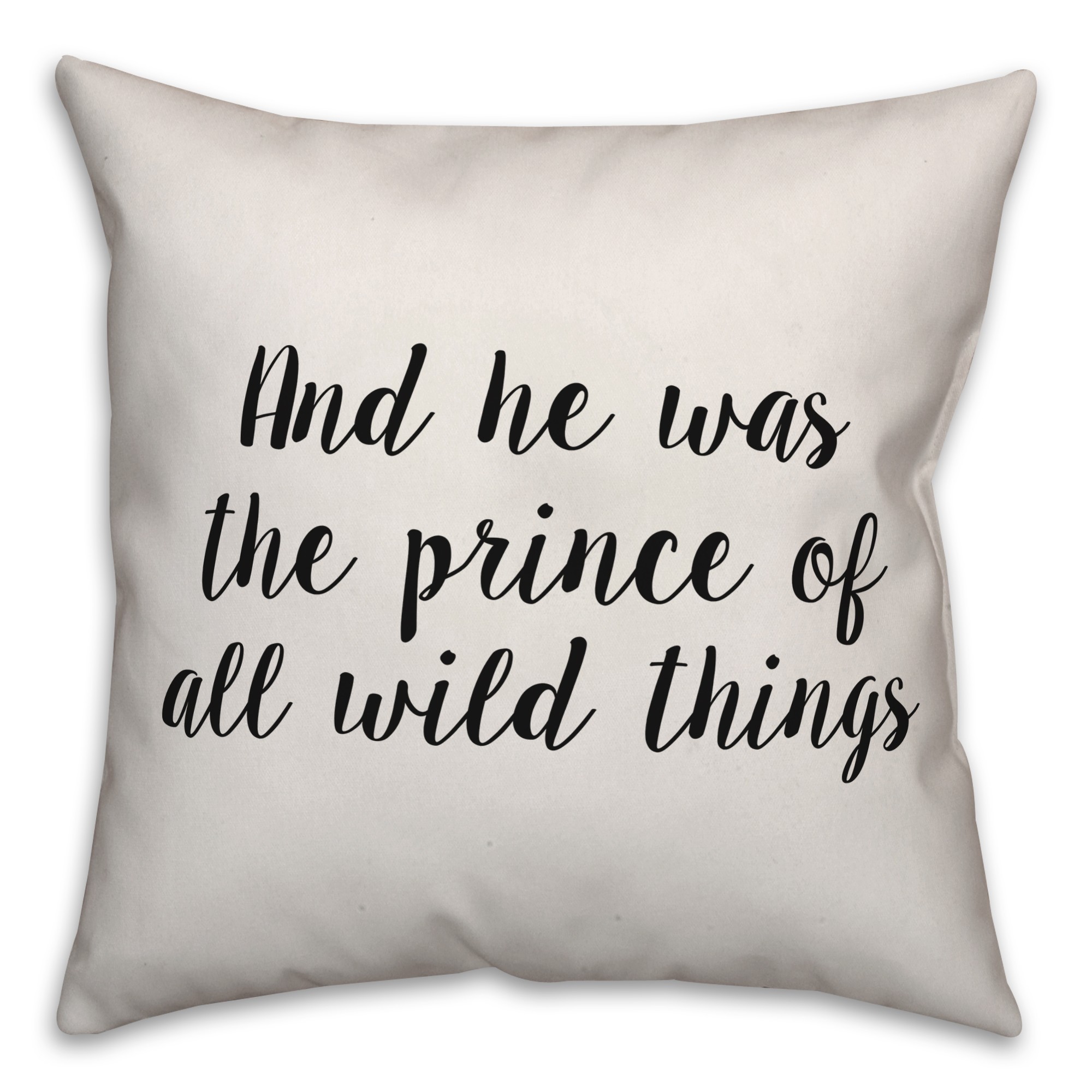 The Prince Of All Wild Things Pillow