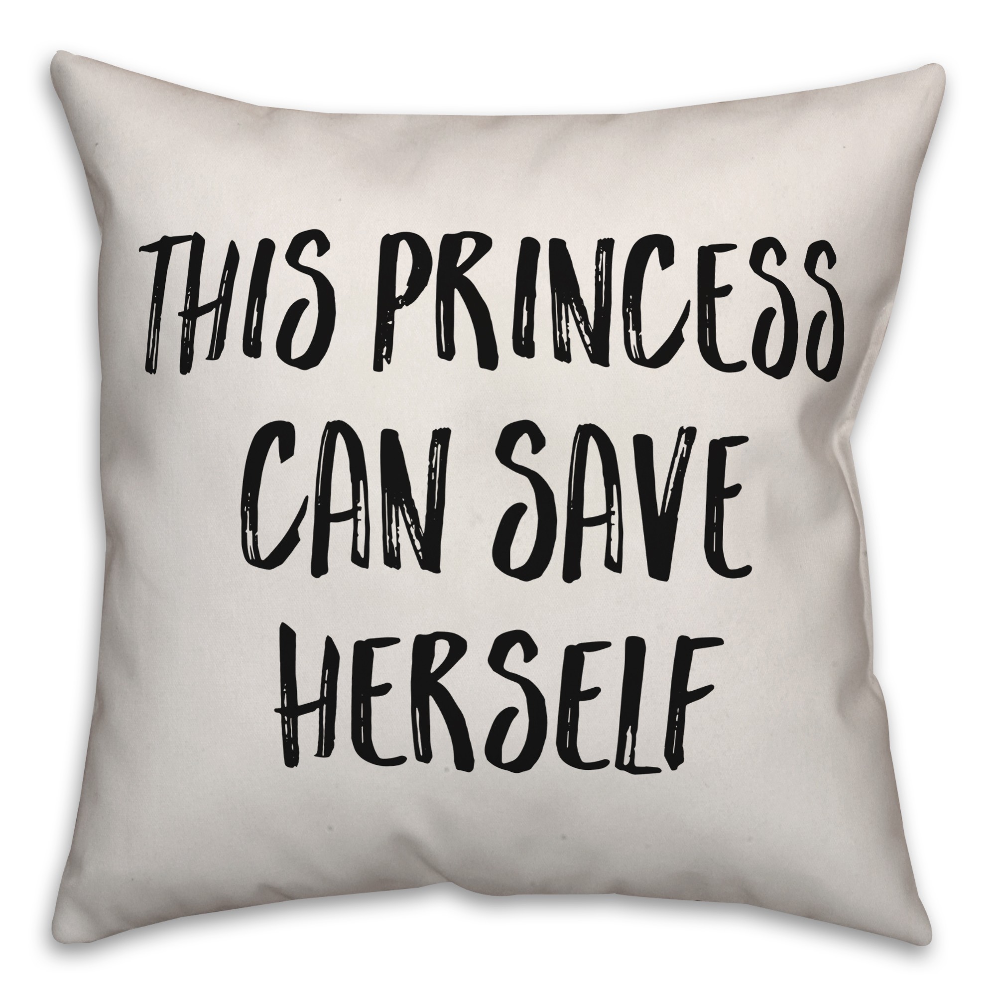 This Princess Can Save Herself Pillow