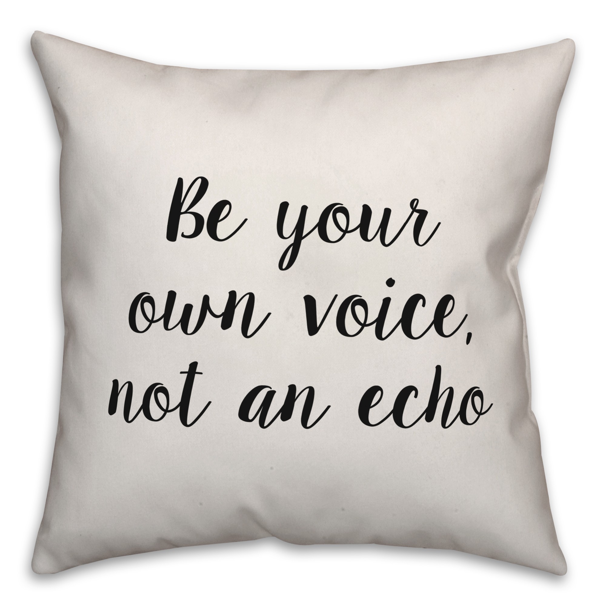Be Your Own Voice Pillow