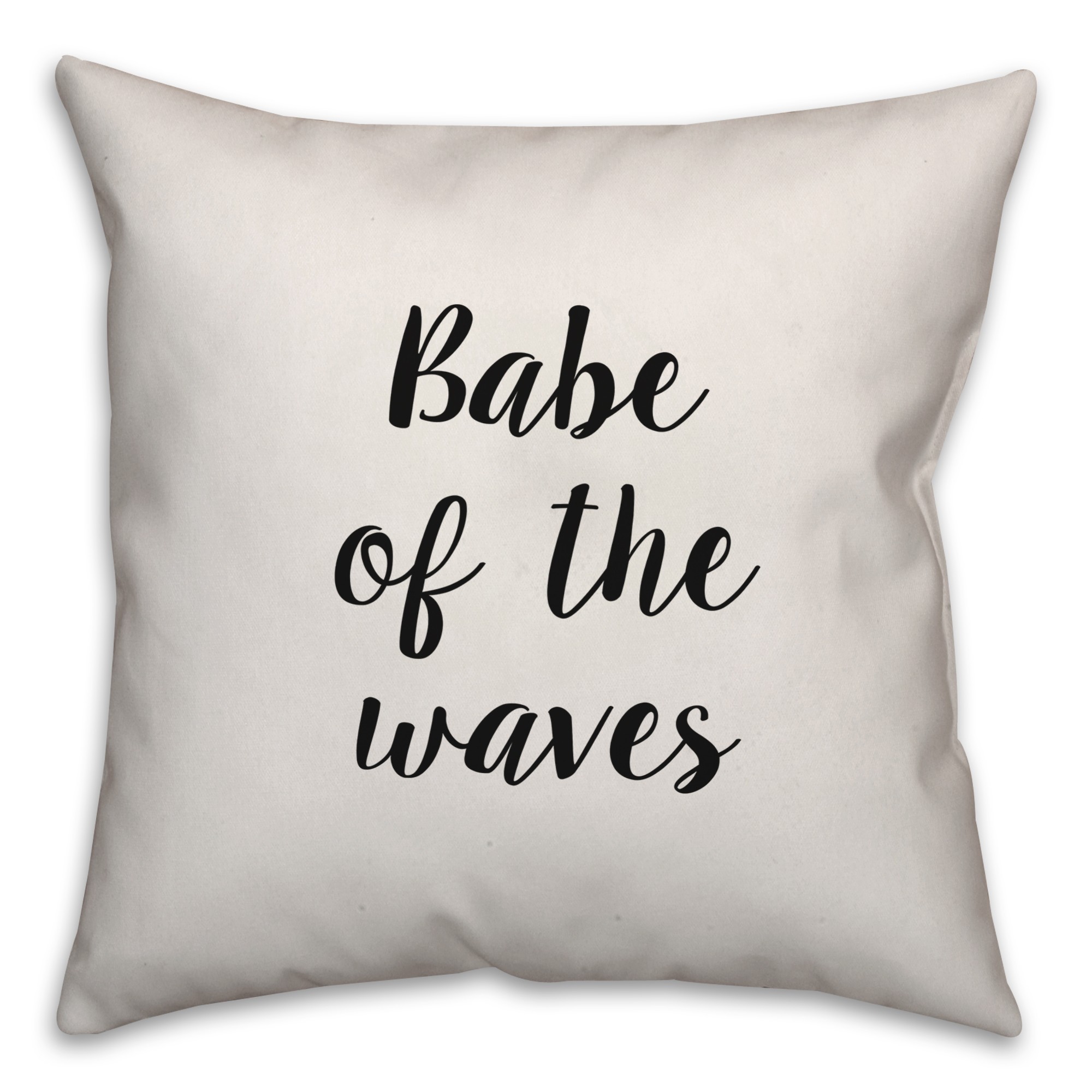 Babe Of The Waves Pillow