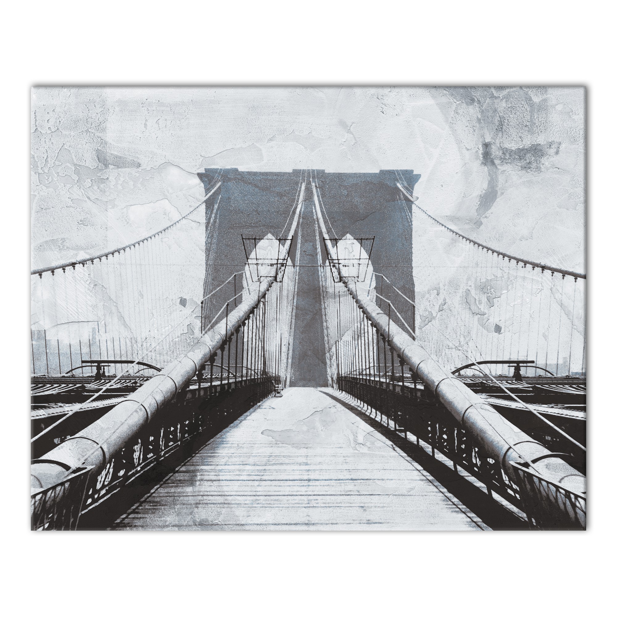 Brooklyn Bridge Sketch 24x30 Canvas Wall Art