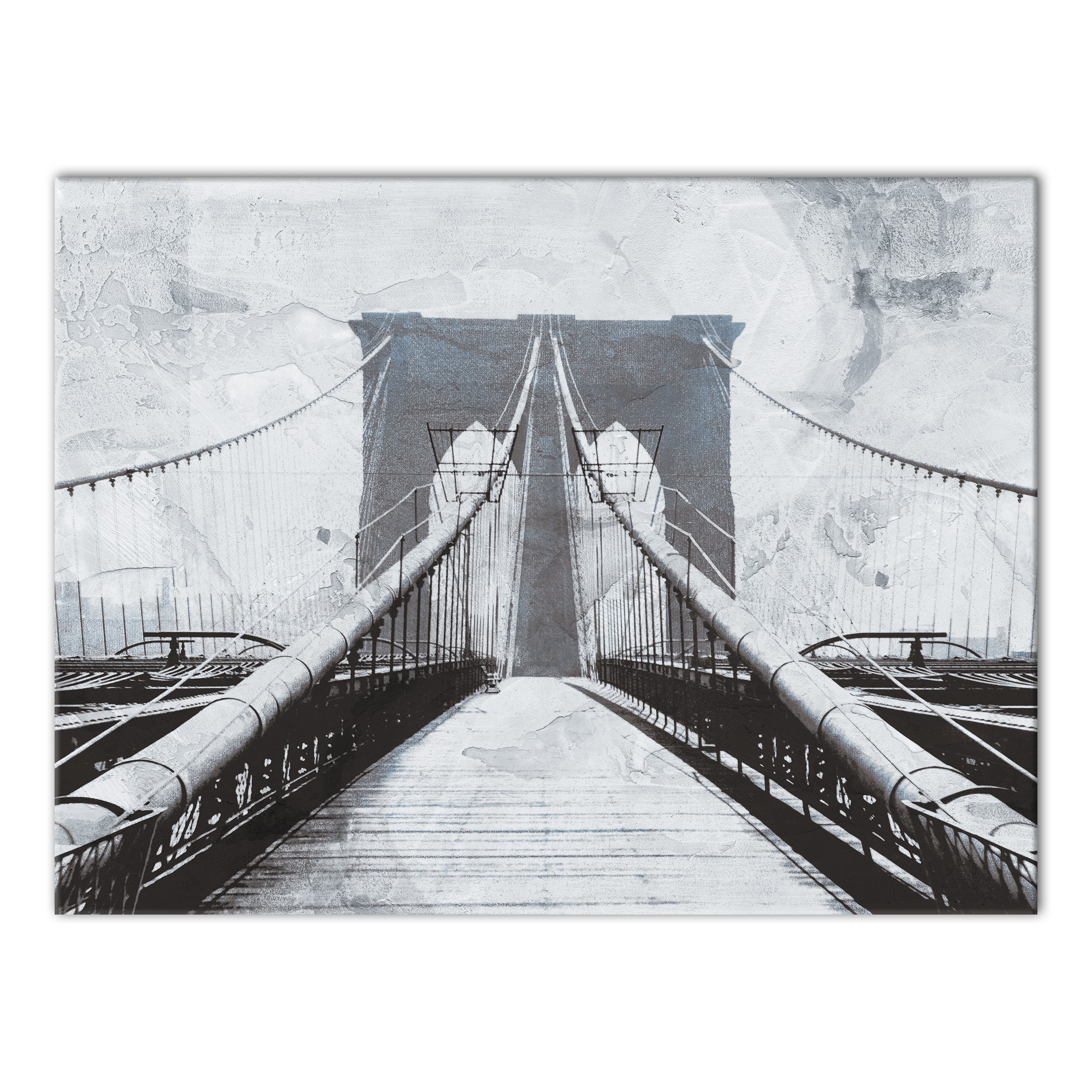 Brooklyn Bridge Sketch 30x40 Canvas Wall Art