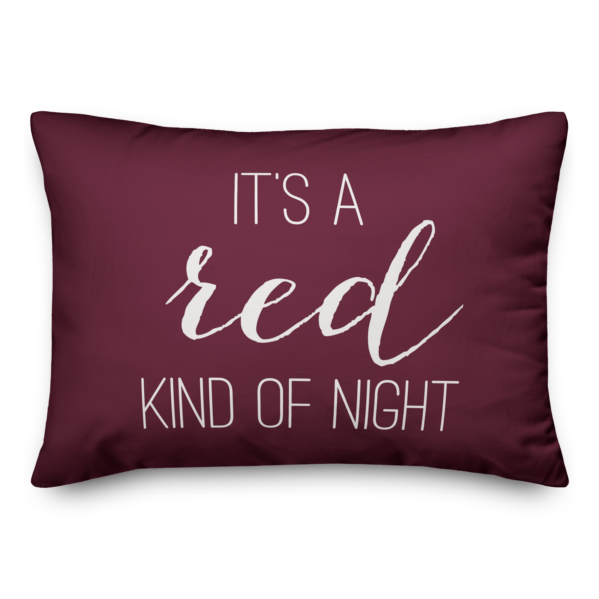 Is it a Red or White Night 14x20 Spun Poly Pillow