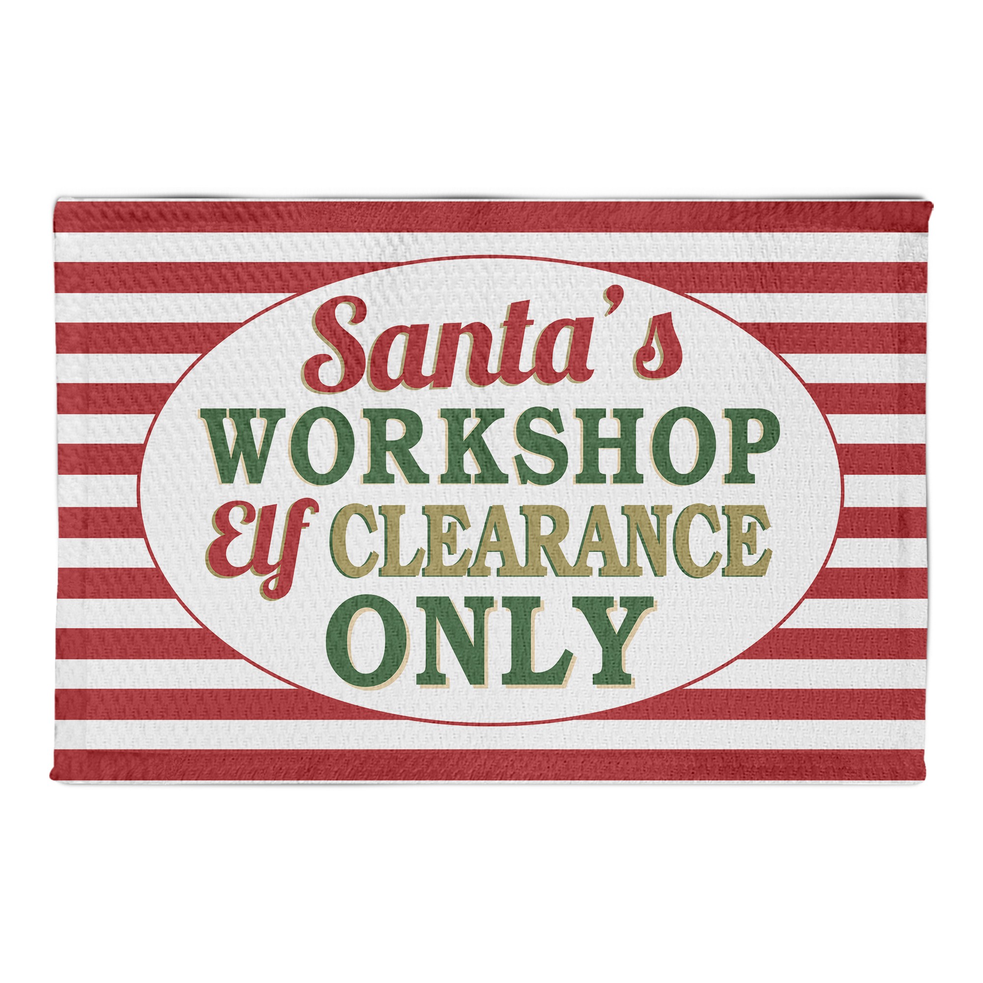 Santa's Workshop 2x3 Area Rug