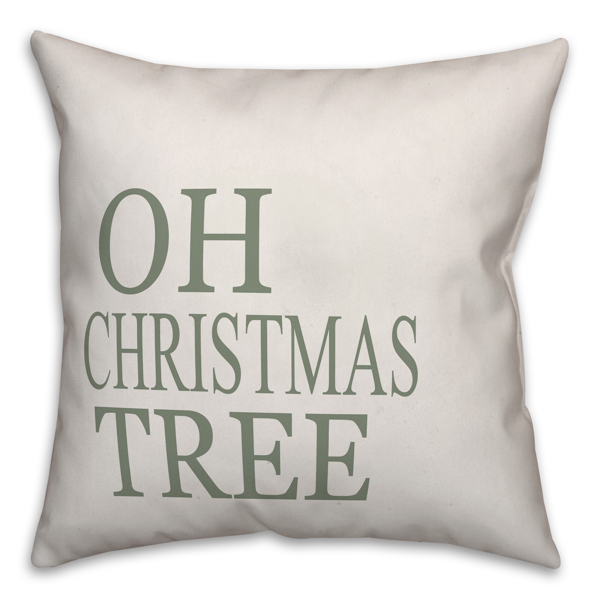 Oh Christmas Tree 18x18 Spun Poly Pillow
