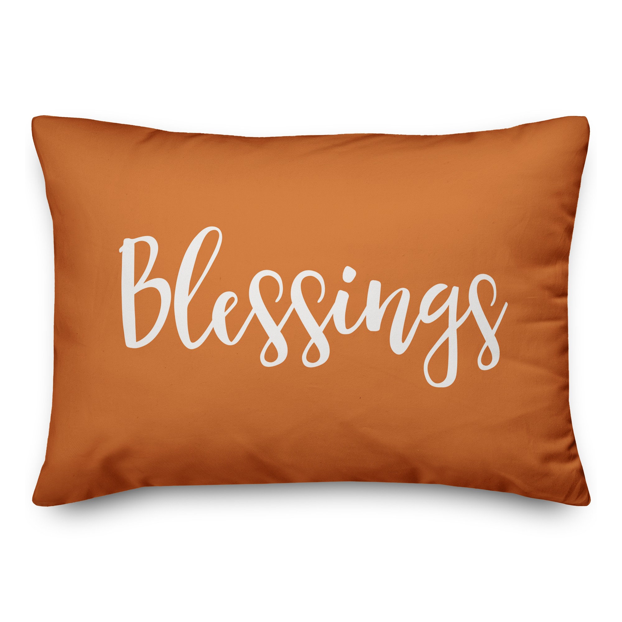 Blessings in Orange 14x20 Spun Poly Pillow