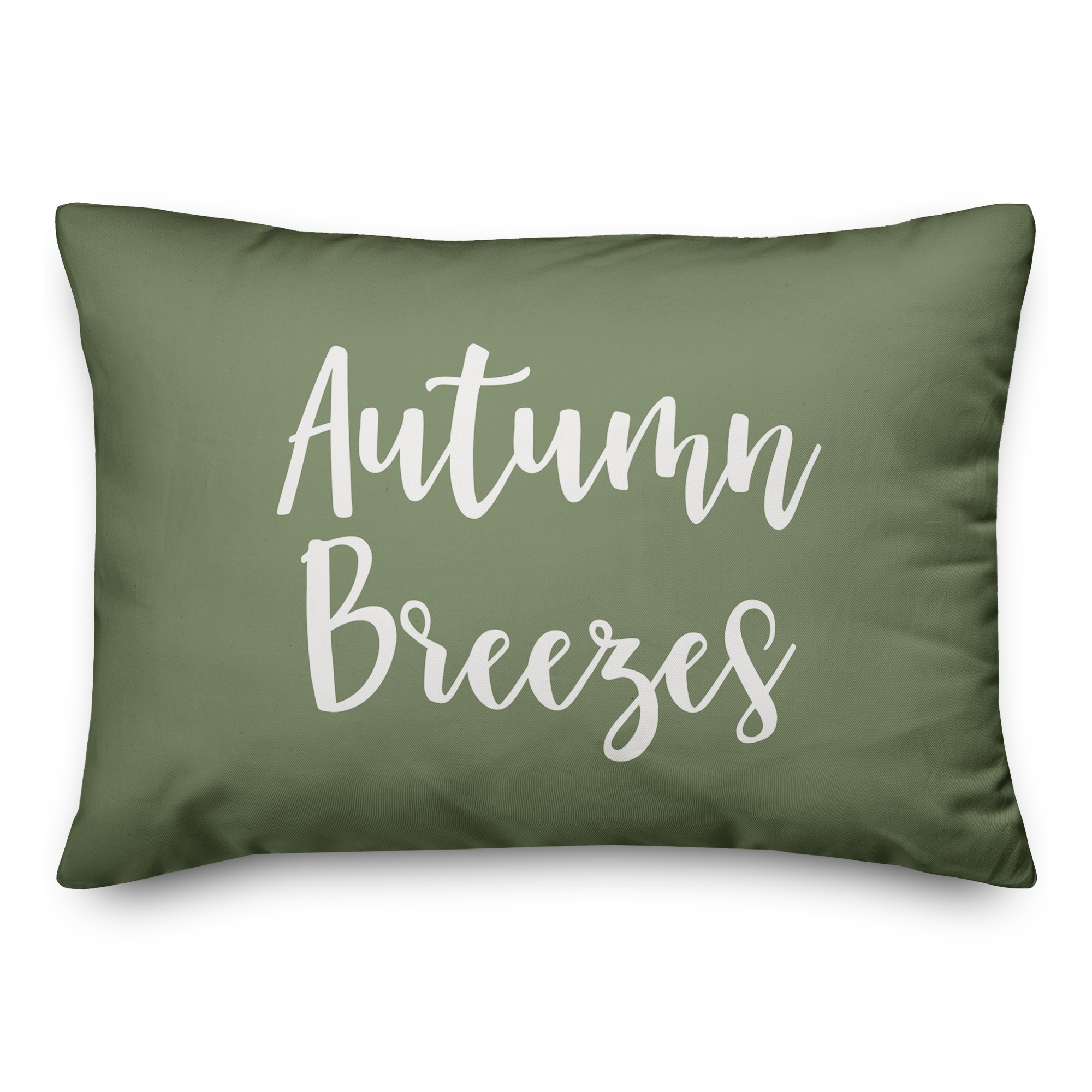 Autumn Breezes in Green 14x20 Spun Poly Pillow