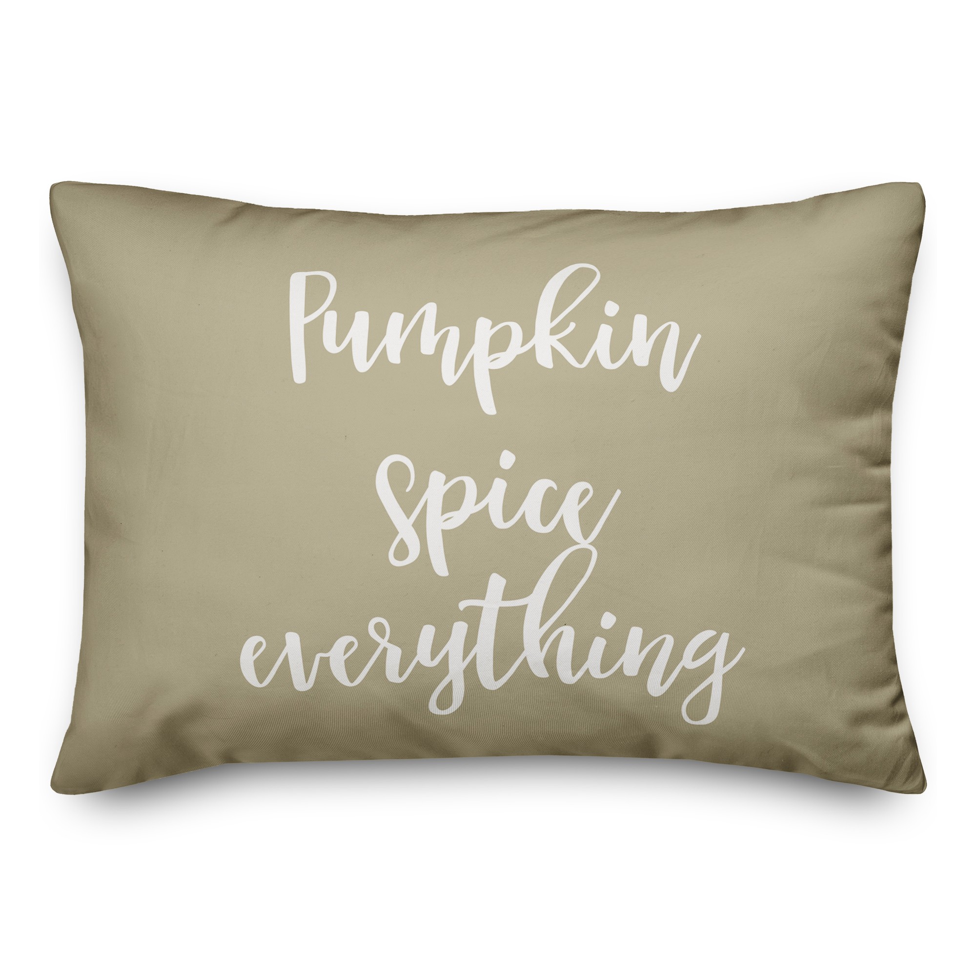 Pumpkin Spice And Everything Nice in Beige 14x20 Spun Poly Pillow