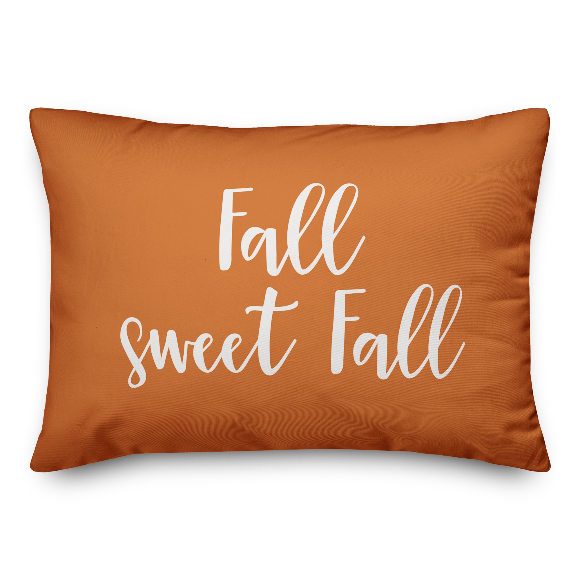 Fall Sweet Fall in Orange 14x20 Spun Poly Pillow