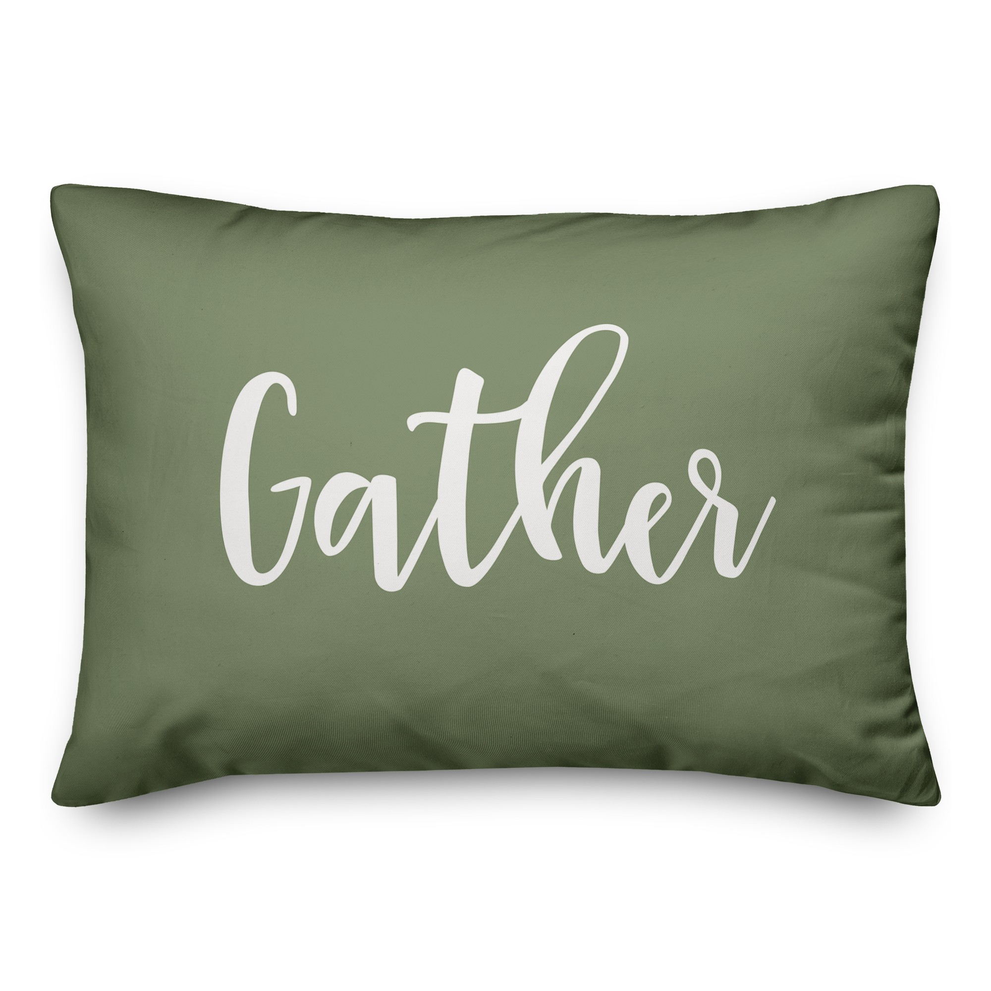 Gather in Green 14x20 Spun Poly Pillow