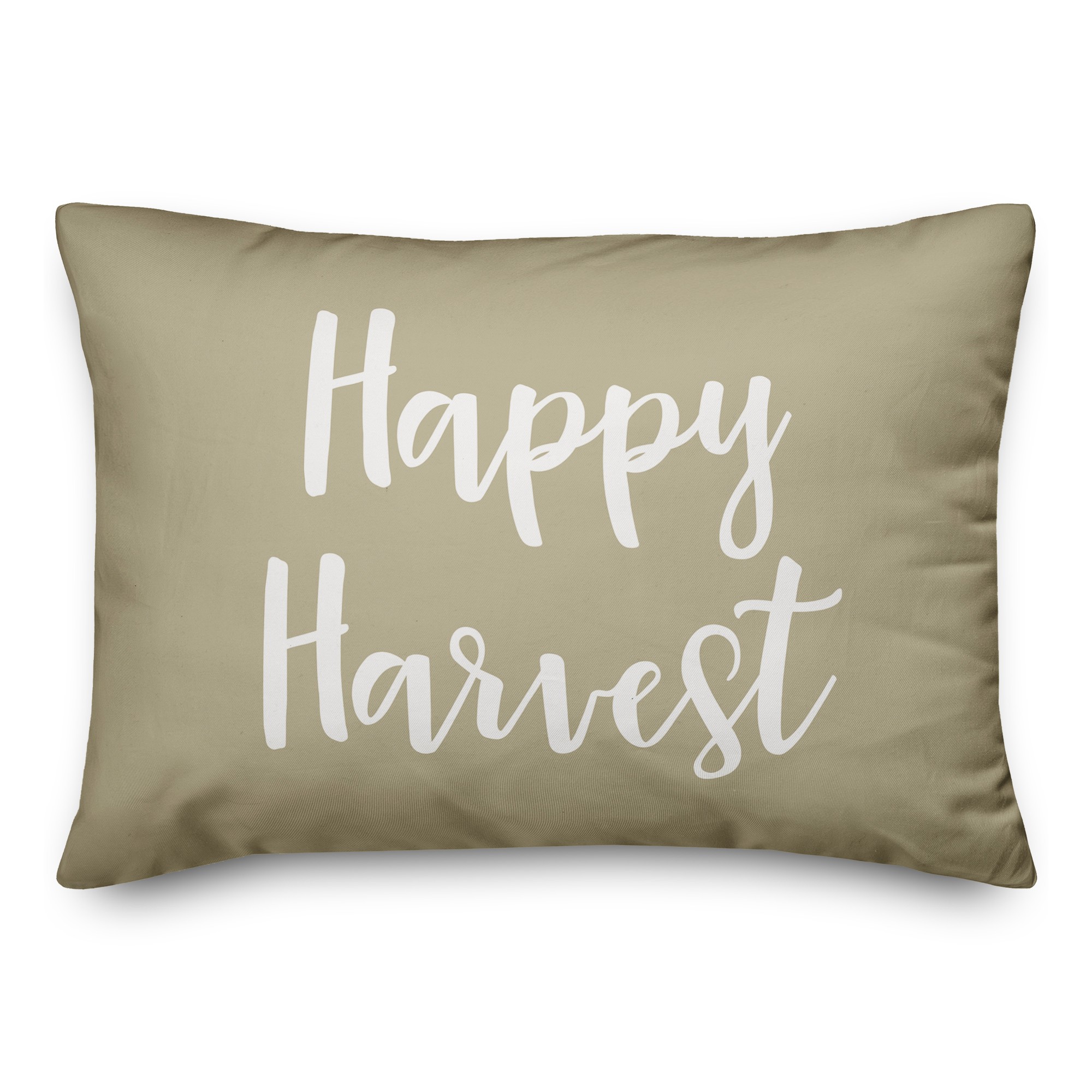 Happy Harvest in Beige 14x20 Spun Poly Pillow