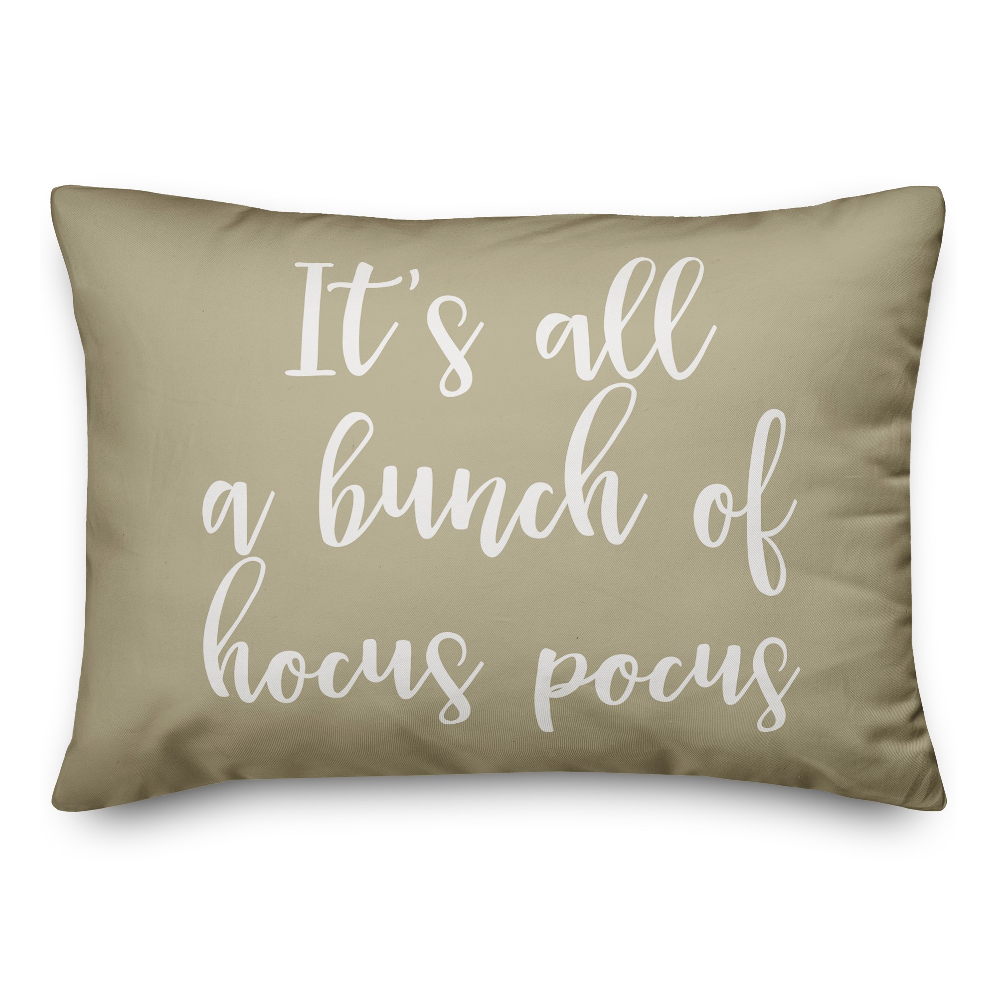It's All A Bunch Of Hocus Pocus in Beige 14x20 Spun Poly Pillow