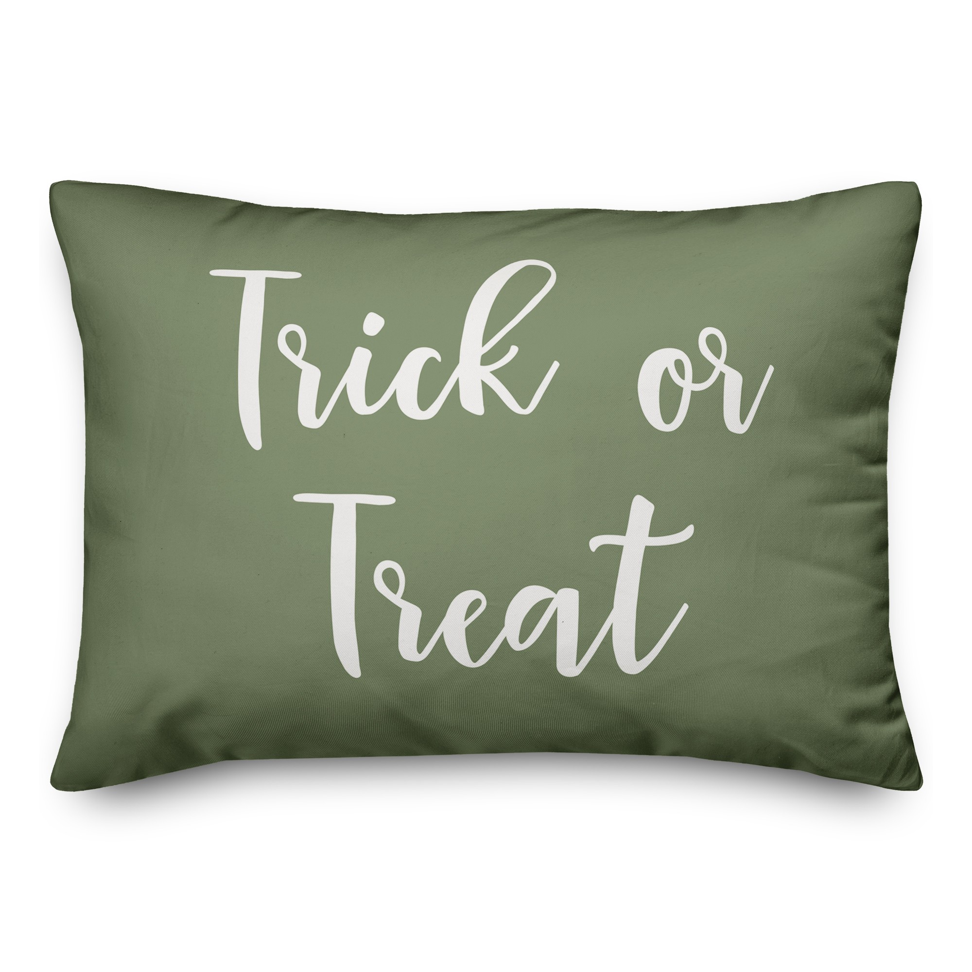 Trick Or Treat in Green 14x20 Spun Poly Pillow