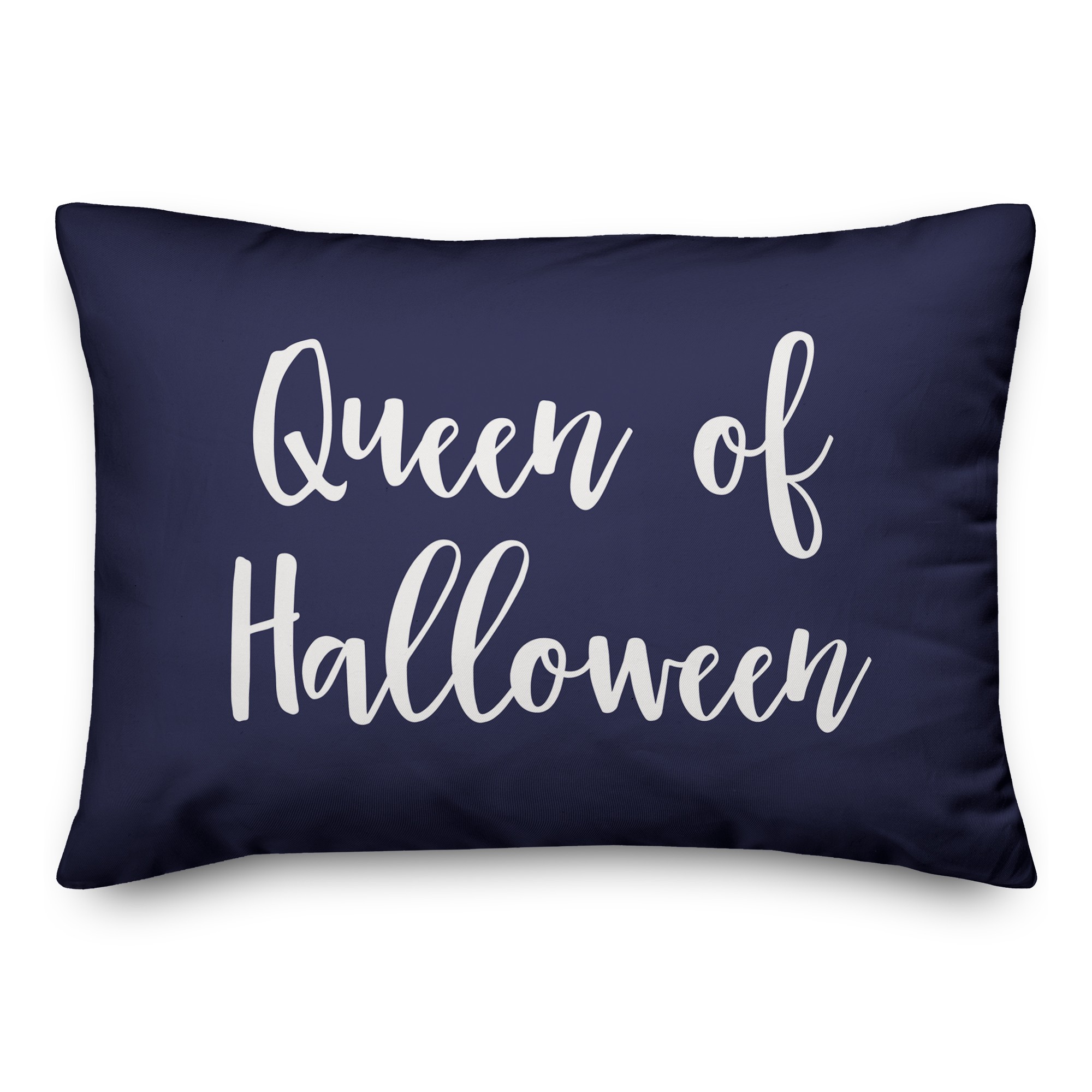Queen Of Halloween in Navy 14x20 Spun Poly Pillow
