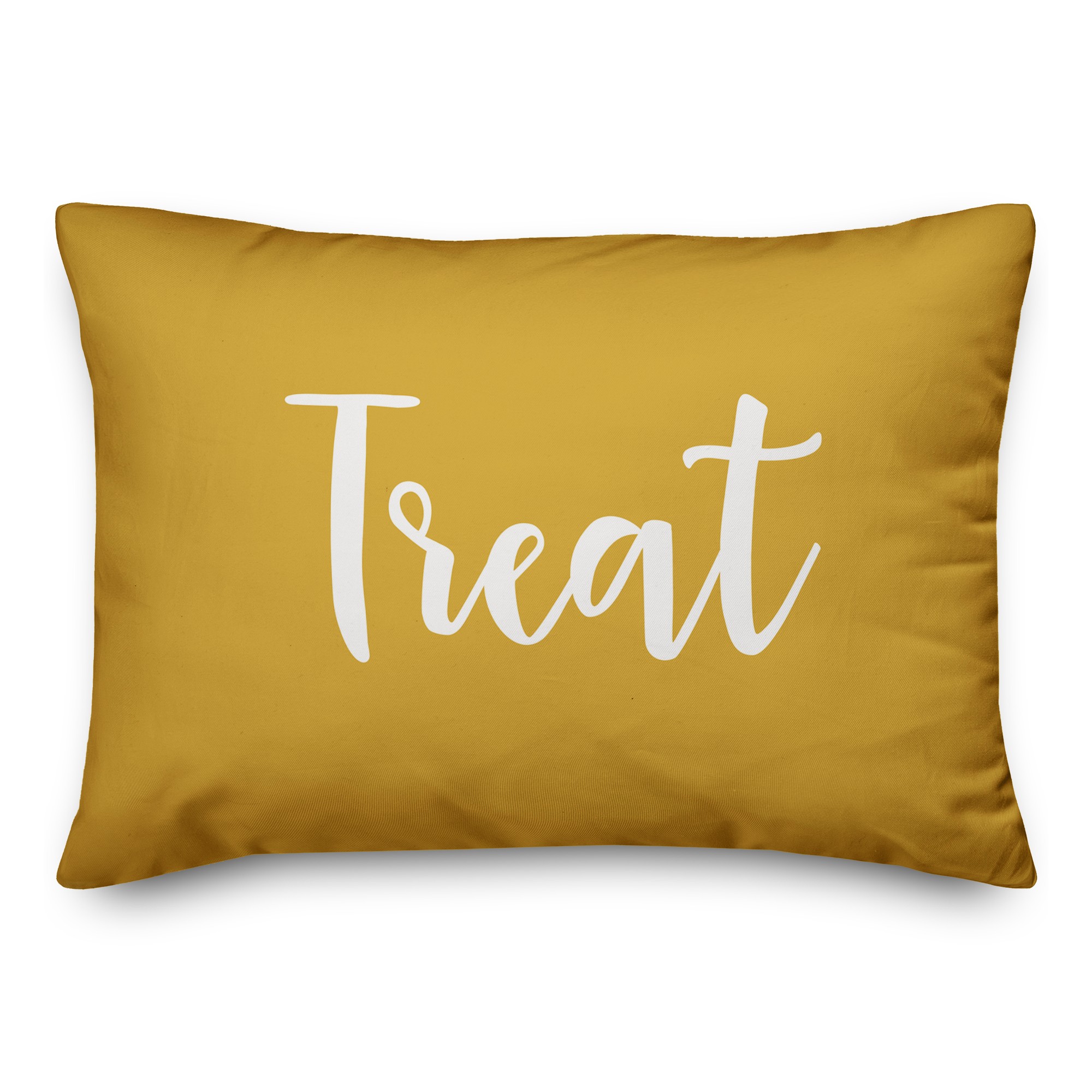 Treat in Mustard 14x20 Spun Poly Pillow