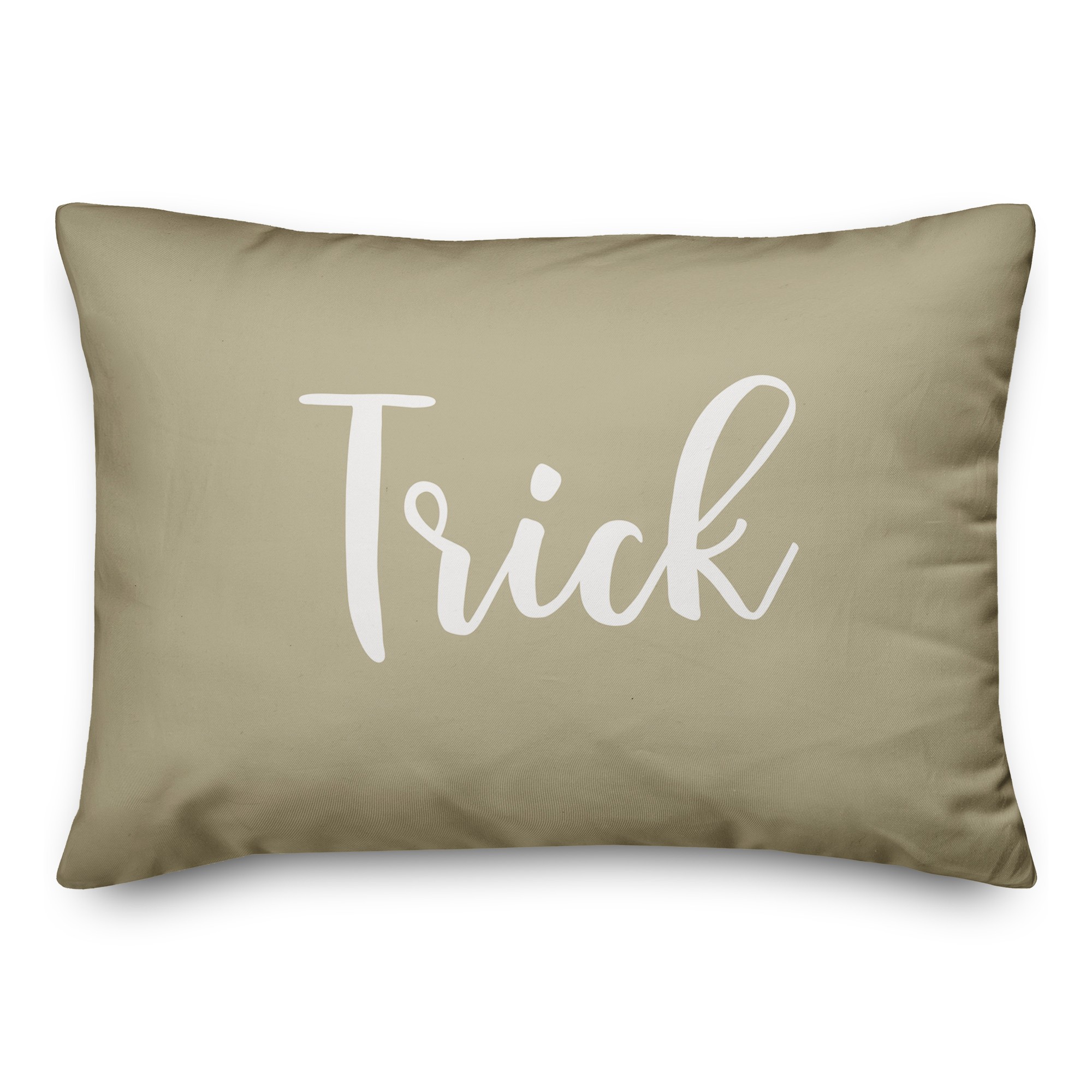 Trick in Beige 14x20 Spun Poly Pillow