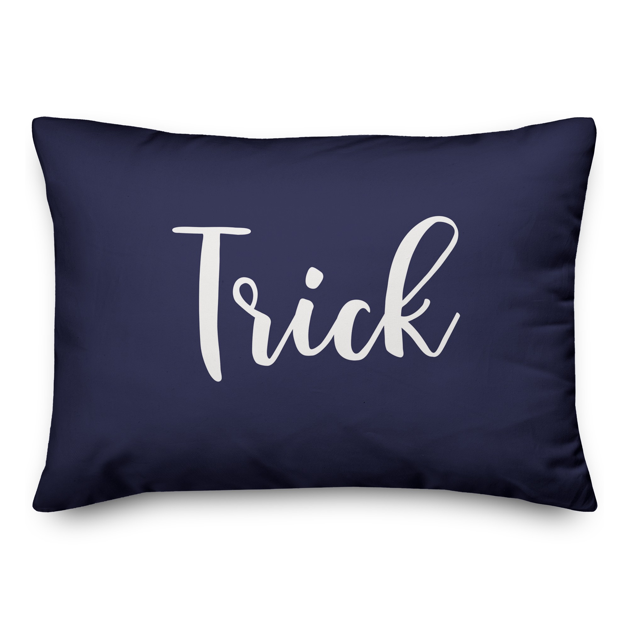 Trick in Navy 14x20 Spun Poly Pillow