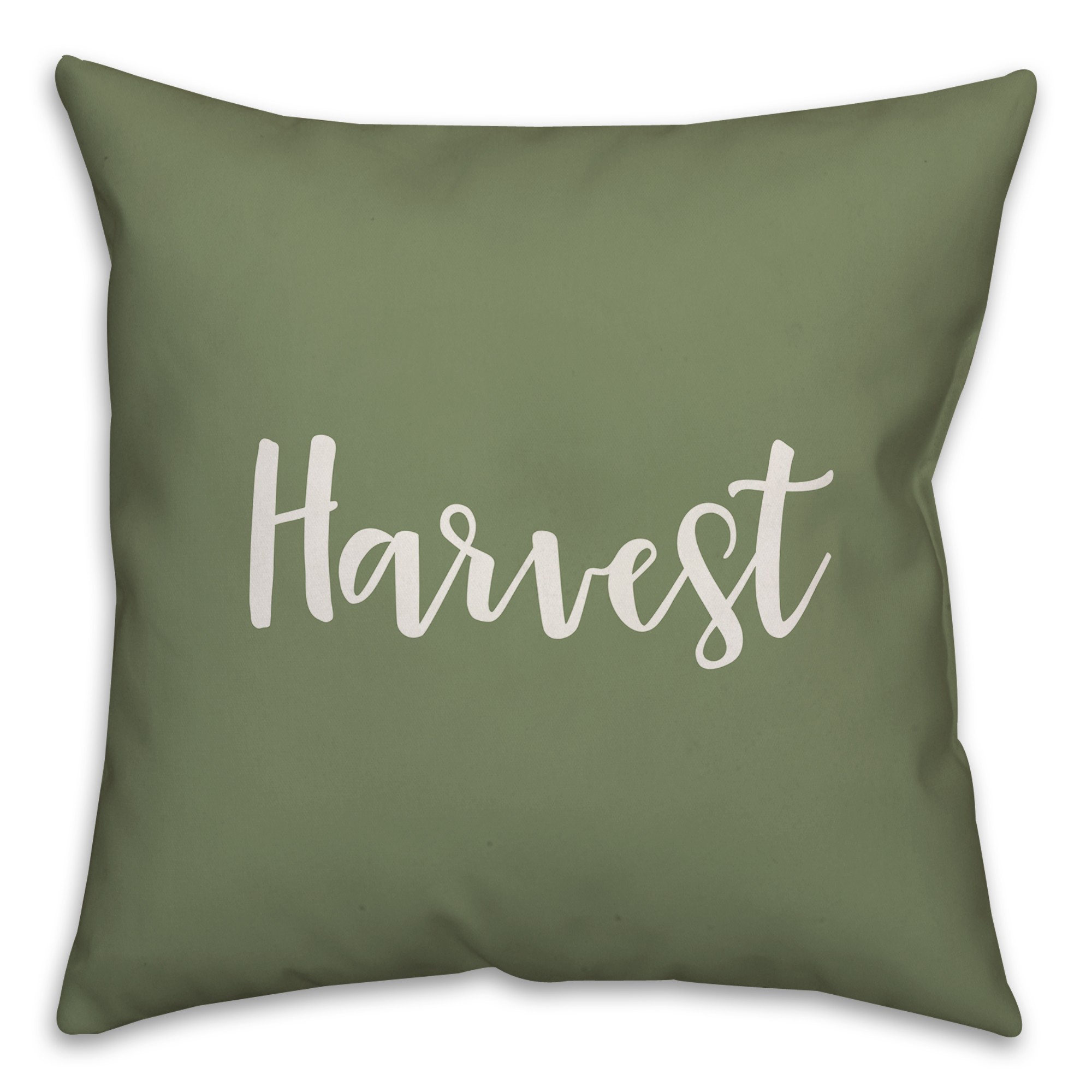 Harvest in Green 18x18 Spun Poly Pillow Cover
