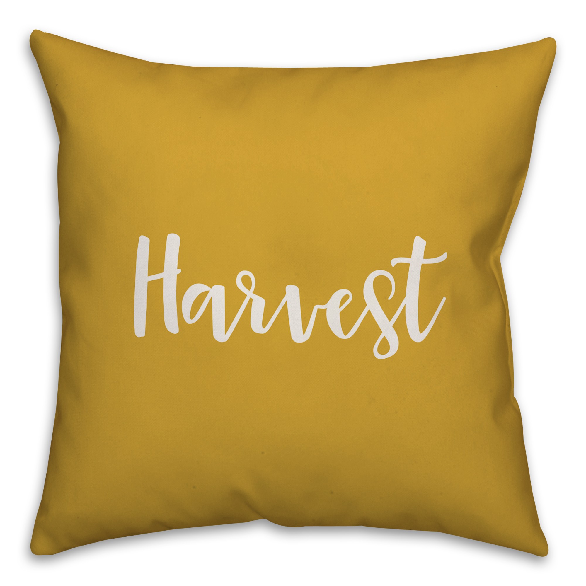 Harvest in Mustard 18x18 Spun Poly Pillow Cover