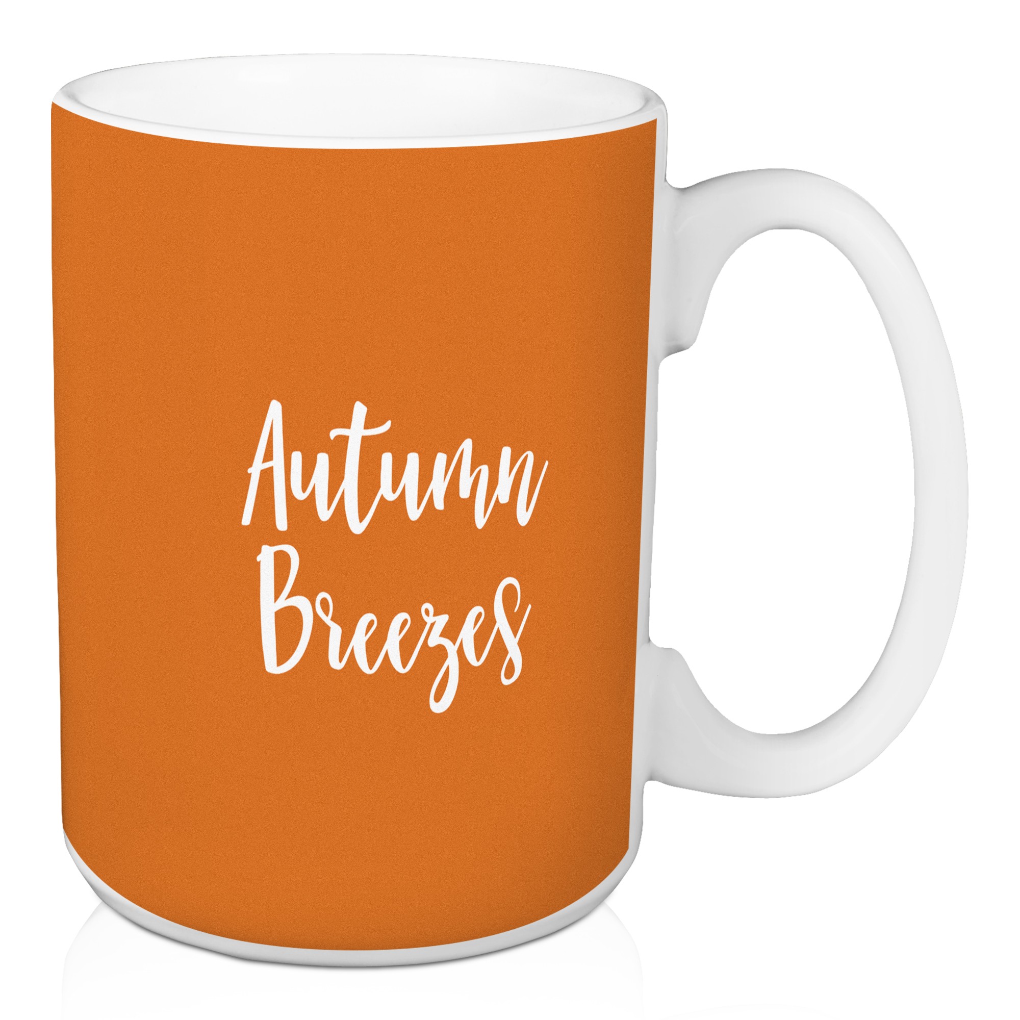 Autumn Breezes in Orange 15 oz Mug