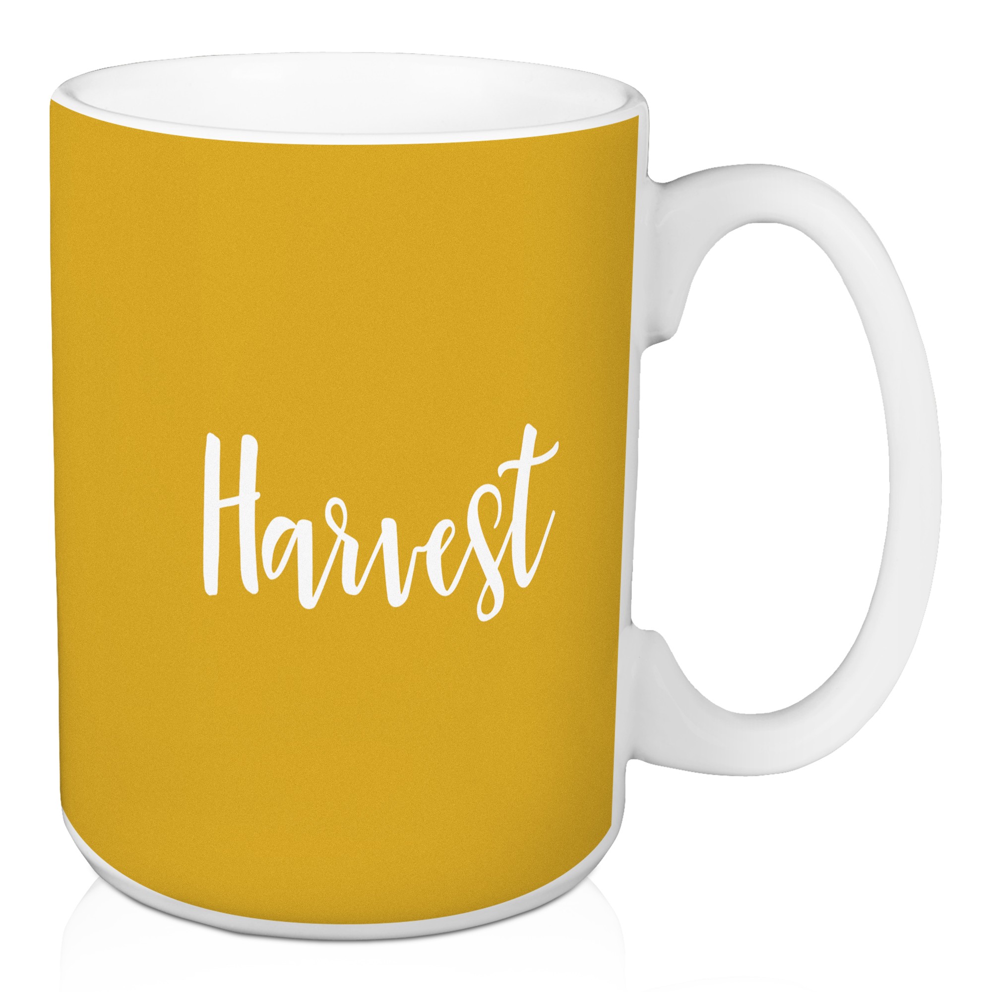 Harvest in Mustard 15 oz Mug