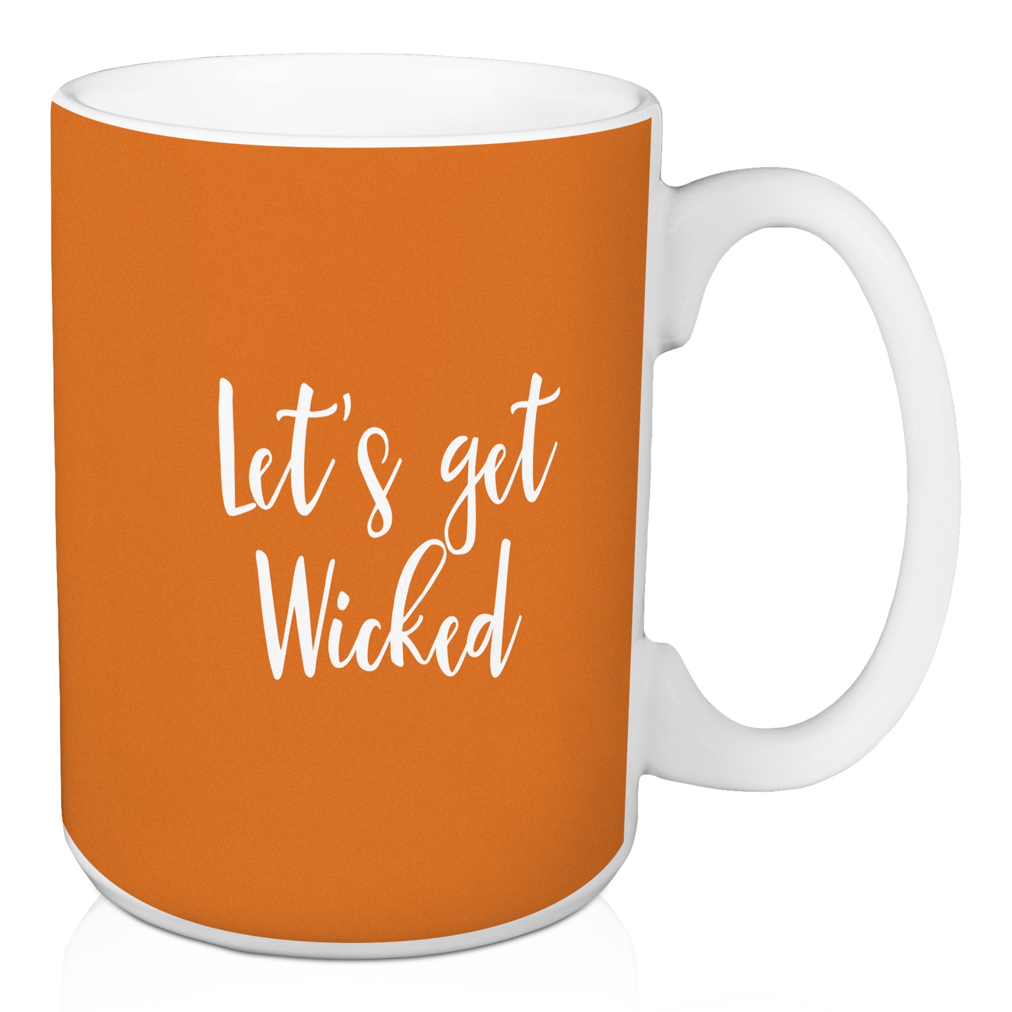 Let's Get Wicked in Orange 15 oz Mug