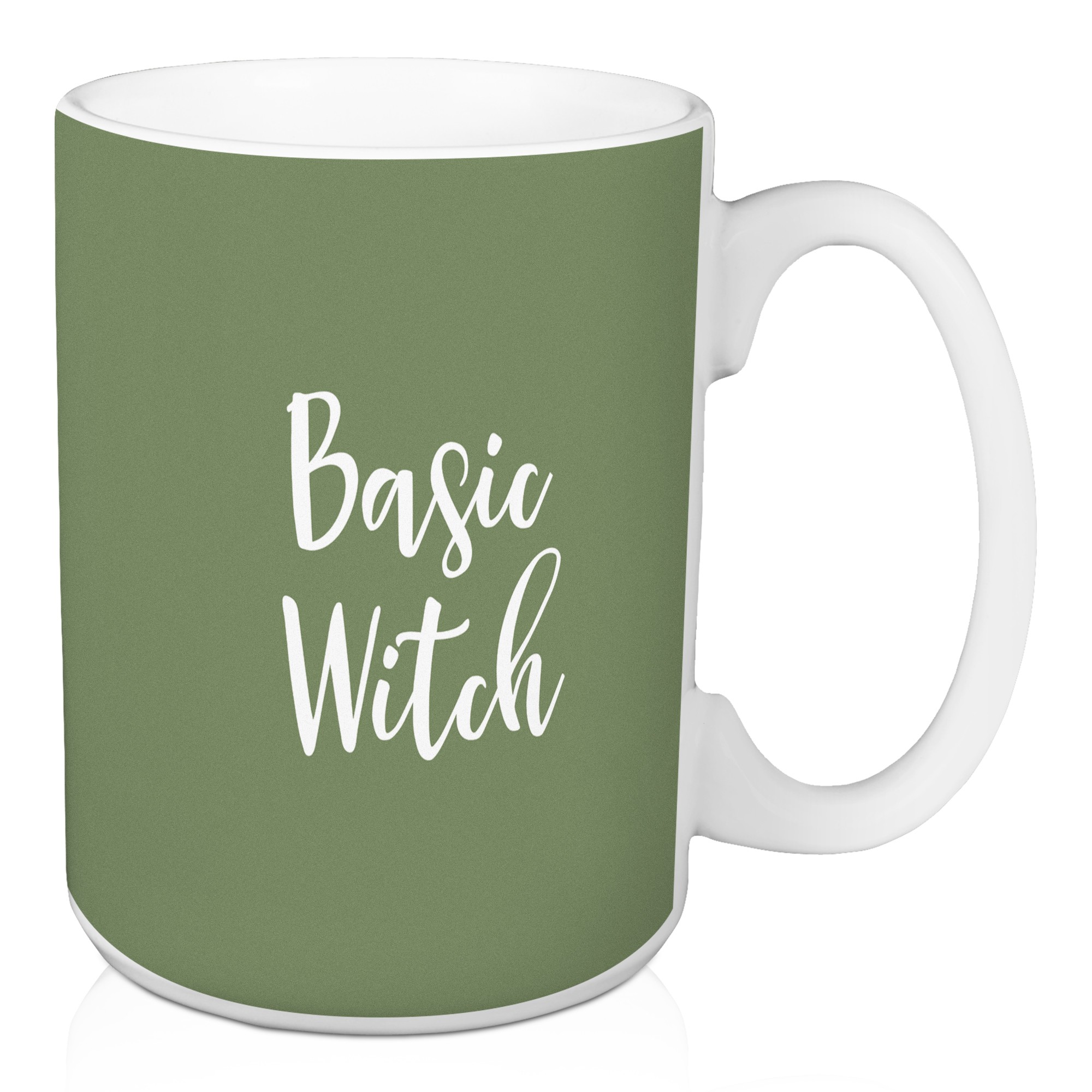 Basic Witch in Green 15 oz Mug