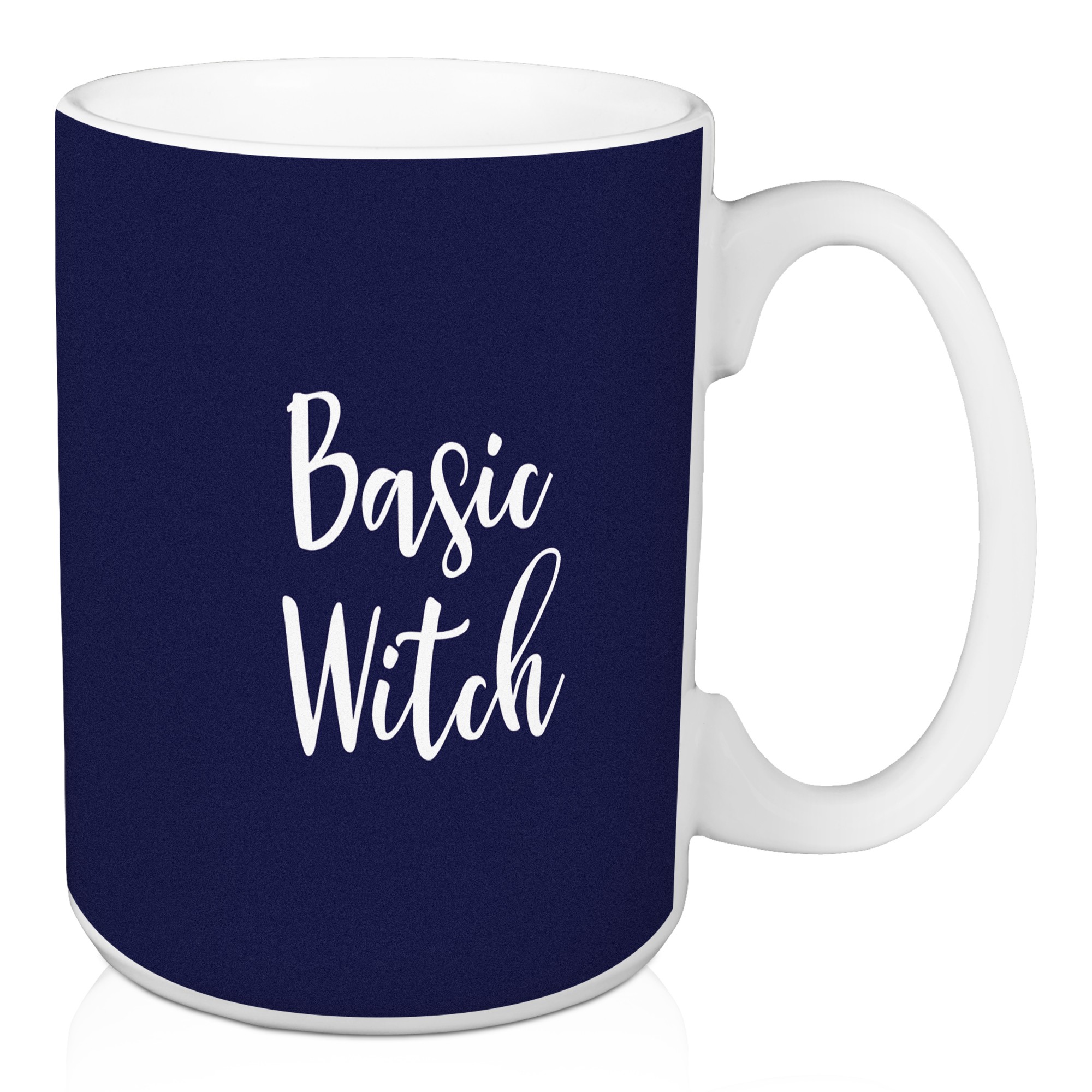 Basic Witch in Navy 15 oz Mug
