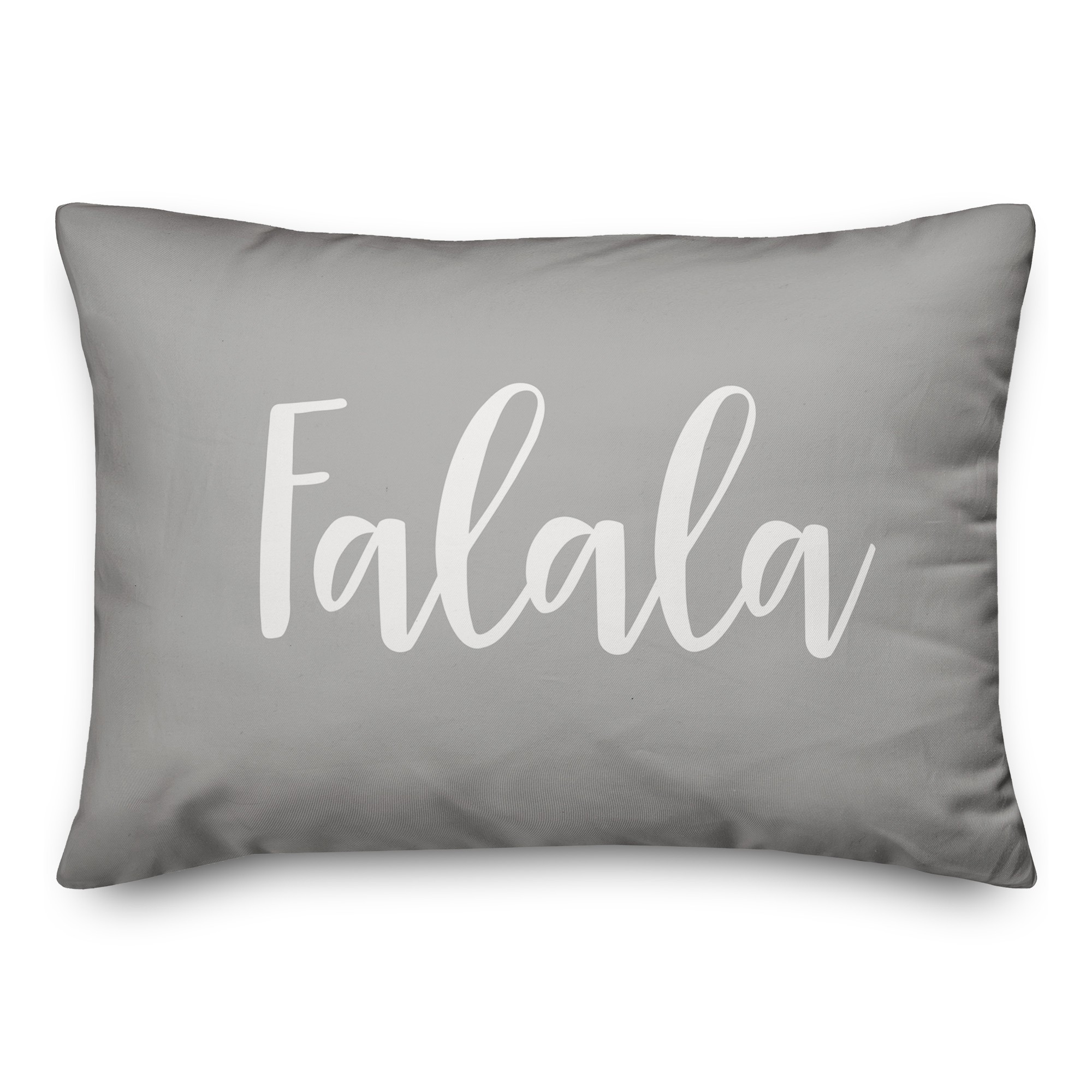 Falala in Gray 14x20 Spun Poly Pillow