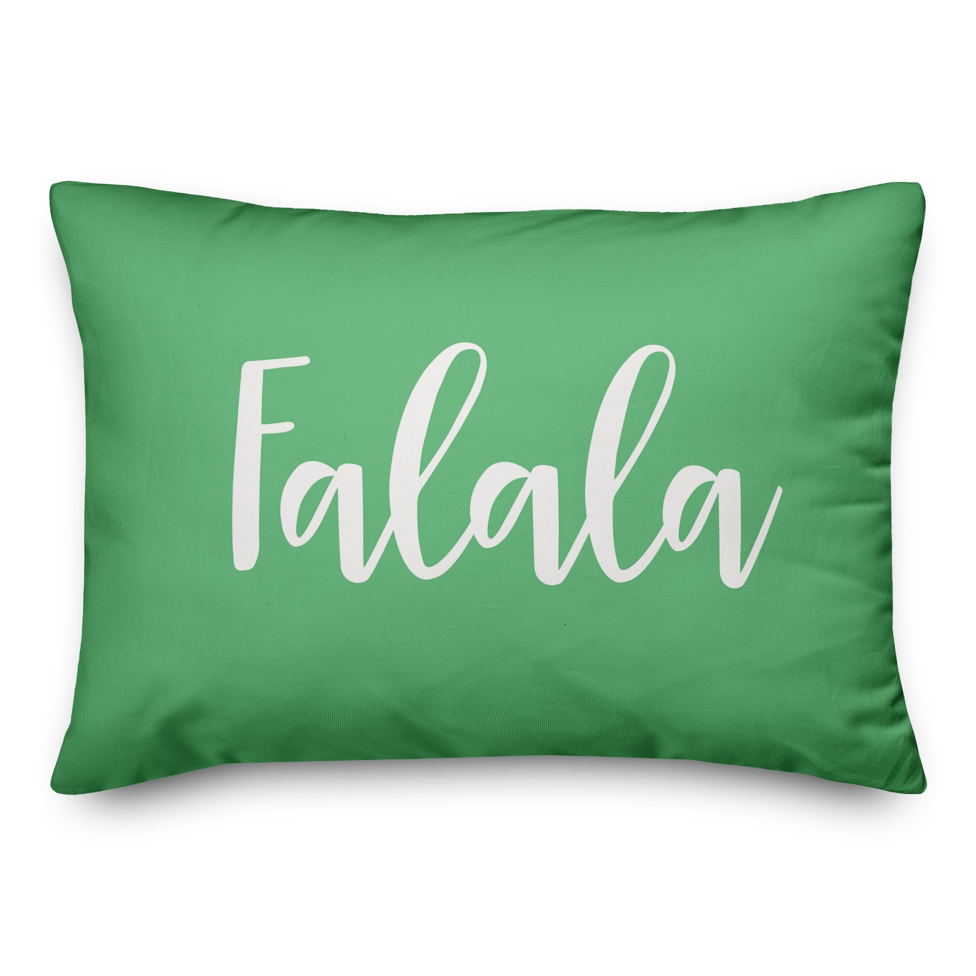 Falala in Light Green 14x20 Spun Poly Pillow
