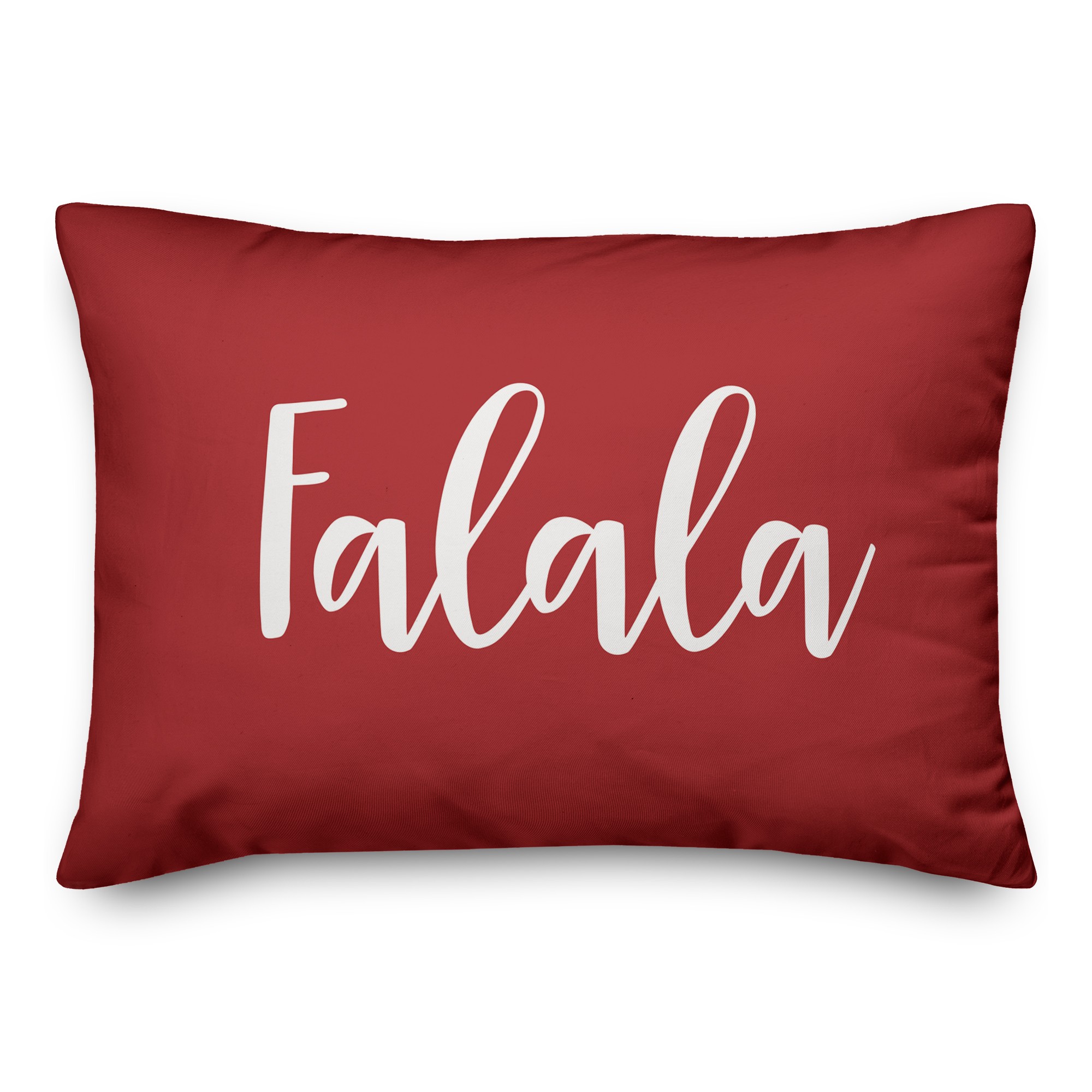 Falala in Red 14x20 Spun Poly Pillow