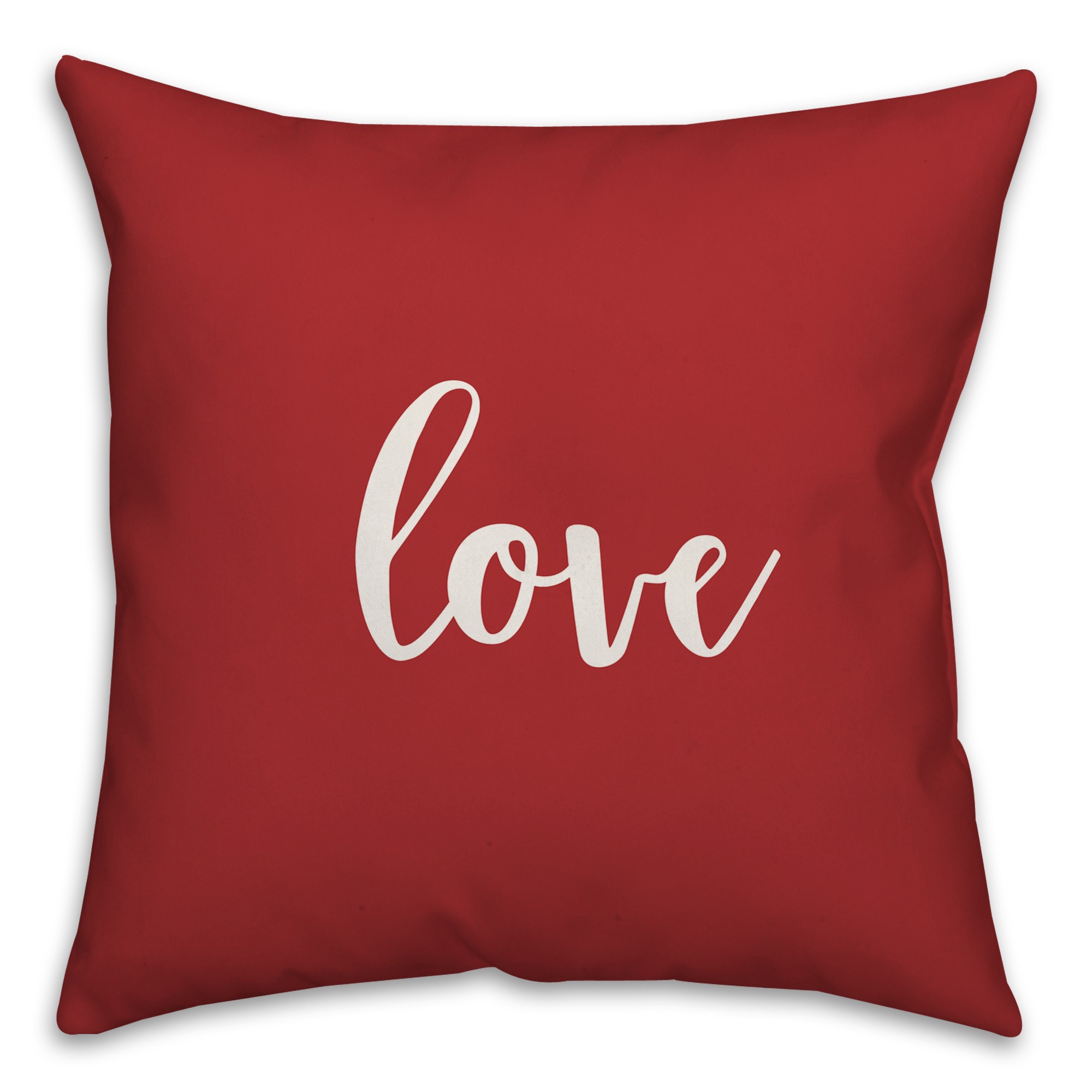 Love in Red 18x18 Spun Poly Pillow