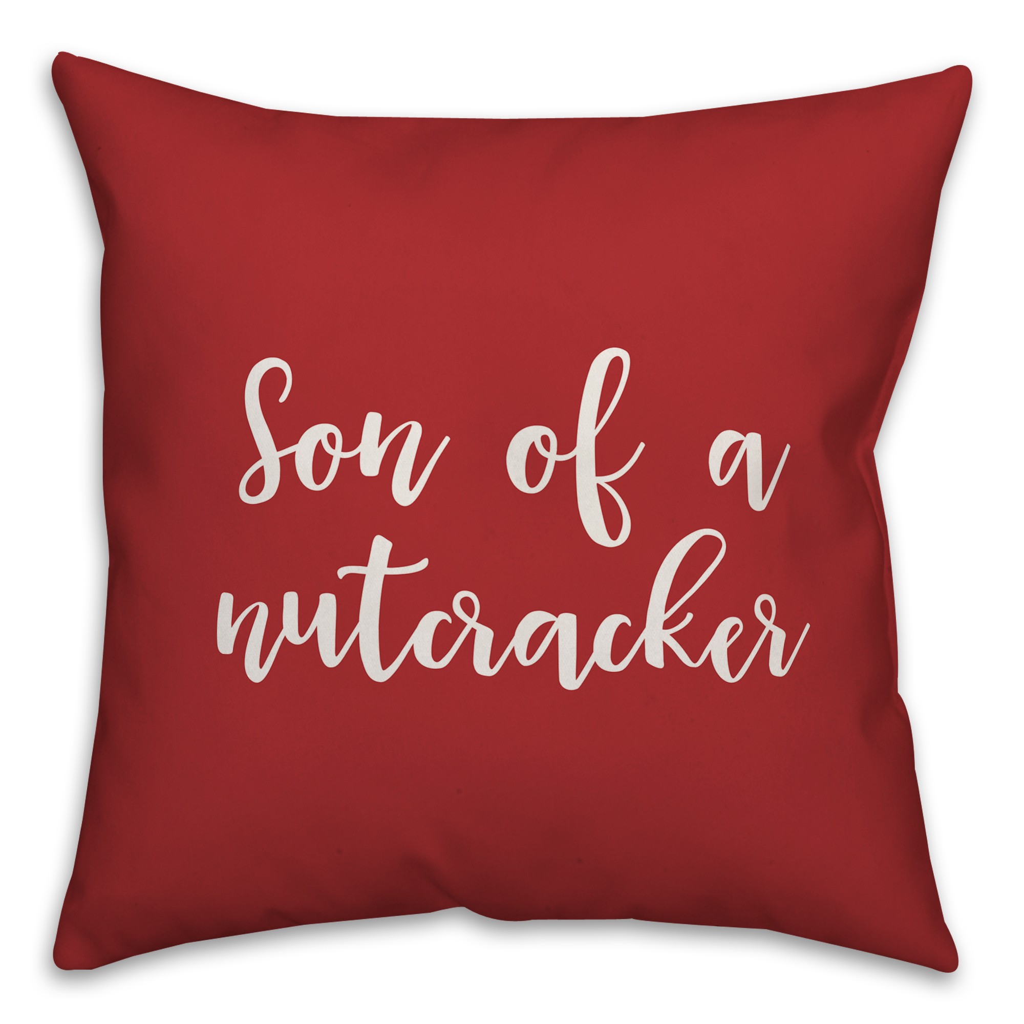 Sun Of A Nutcracker in Red 18x18 Spun Poly Pillow