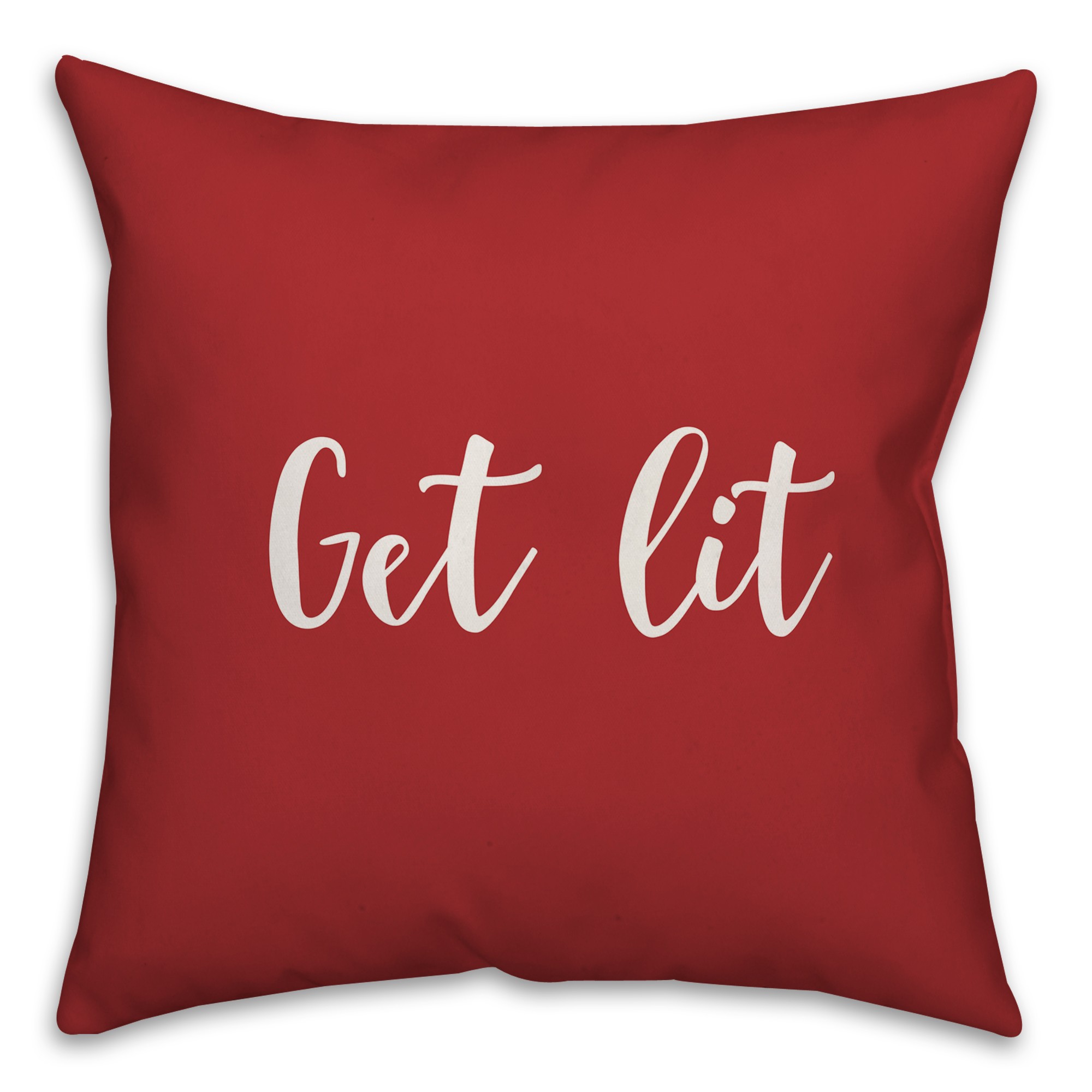 Get Lit in Red 18x18 Spun Poly Pillow Cover